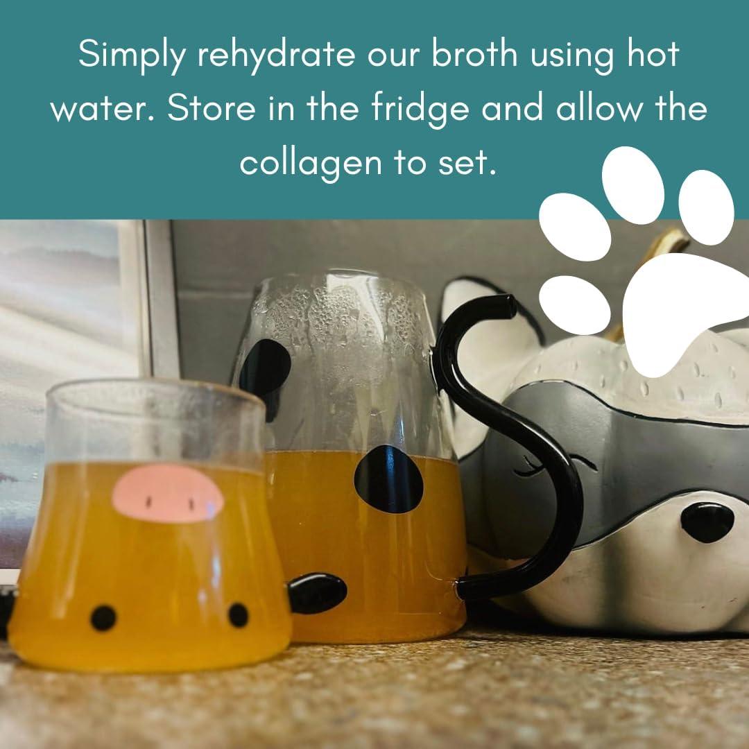 Boil & Broth Beef Broth for Dogs 100 Pure Broth Protein Powder Up