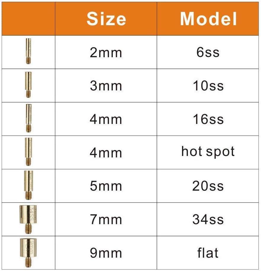 RYOMA Hotfix Applicator Hot Fix Rhinestone Applicator Wand Setter Tool Kit  with 7 Different Sizes Tips and Support Stand, Tweezers