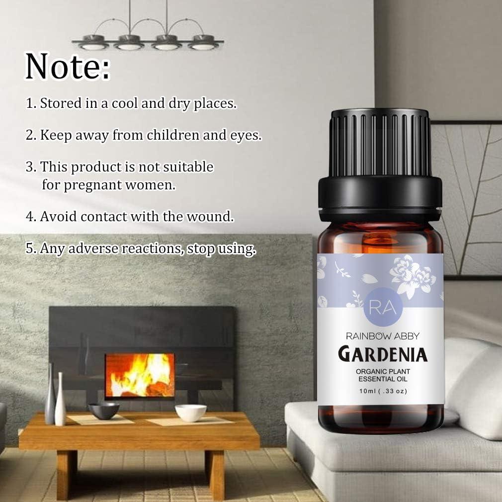 2-Pack Gardenia Essential Oil 100% Pure Oganic Plant Natrual Flower Essential  Oil for Diffuser Message Skin Care Sleep - 10ML