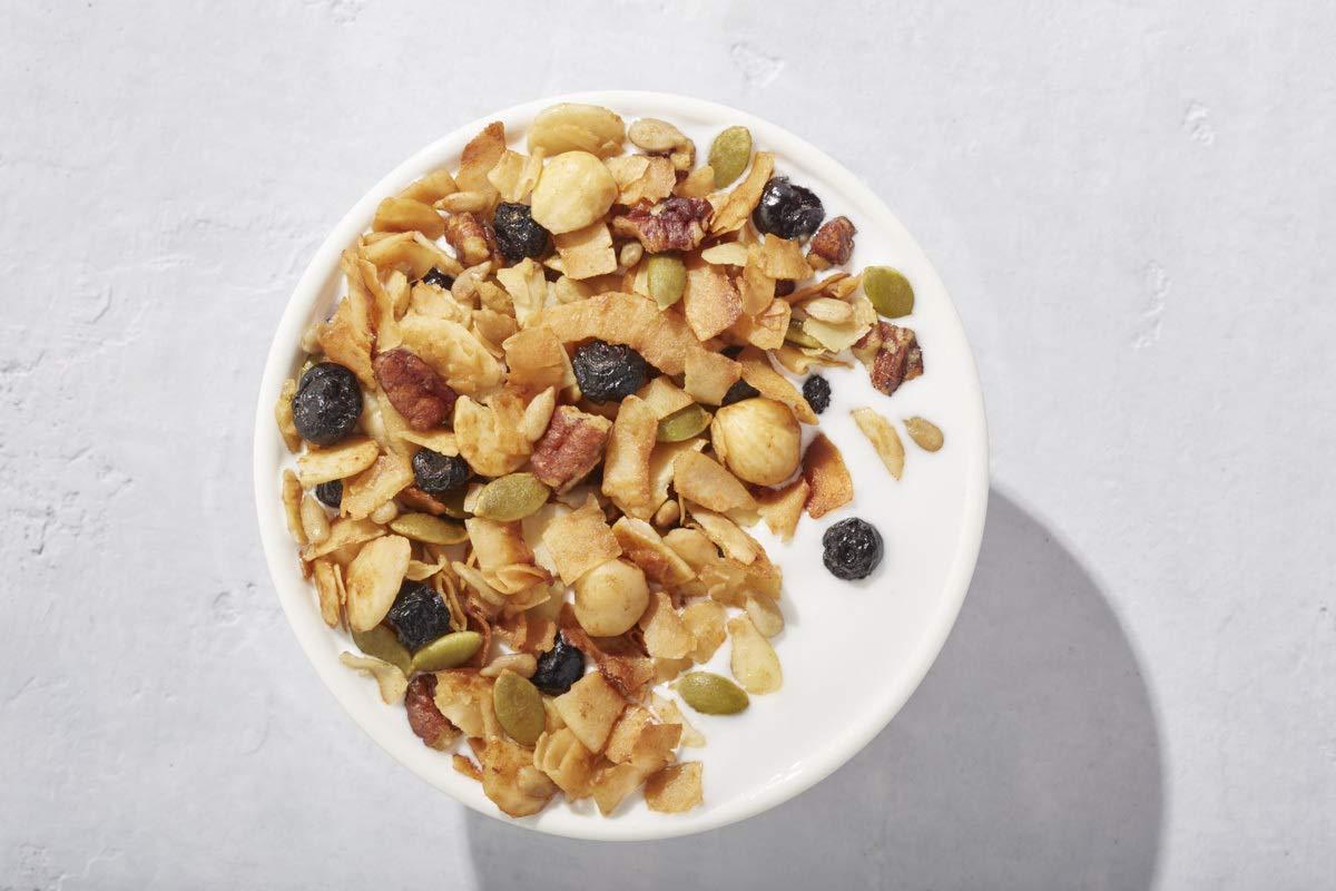 NuTrail™ Keto Vanilla Blueberry Nut Granola Healthy Breakfast Cereal