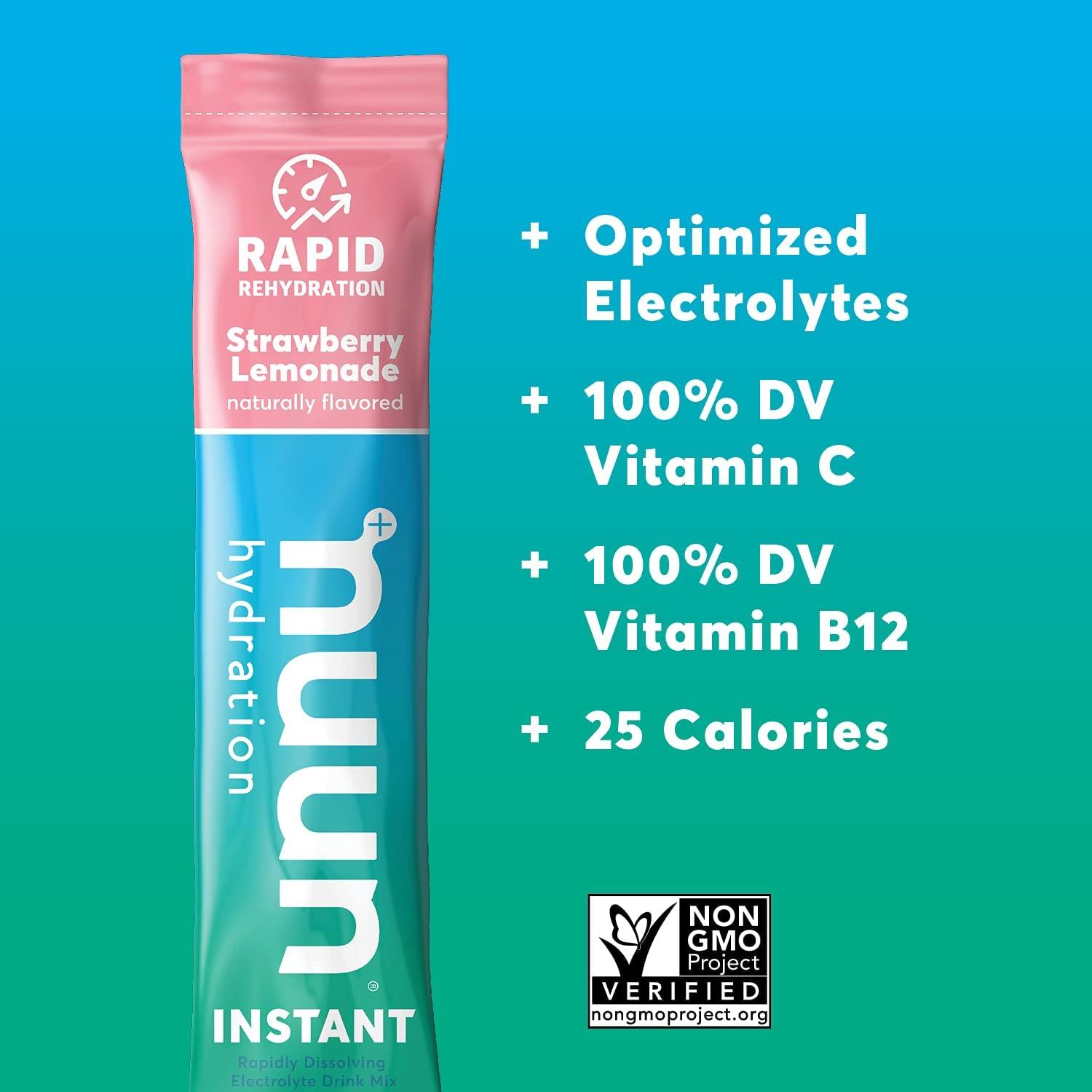Nuun Instant Electrolyte Powder Packets for Rapid Hydration