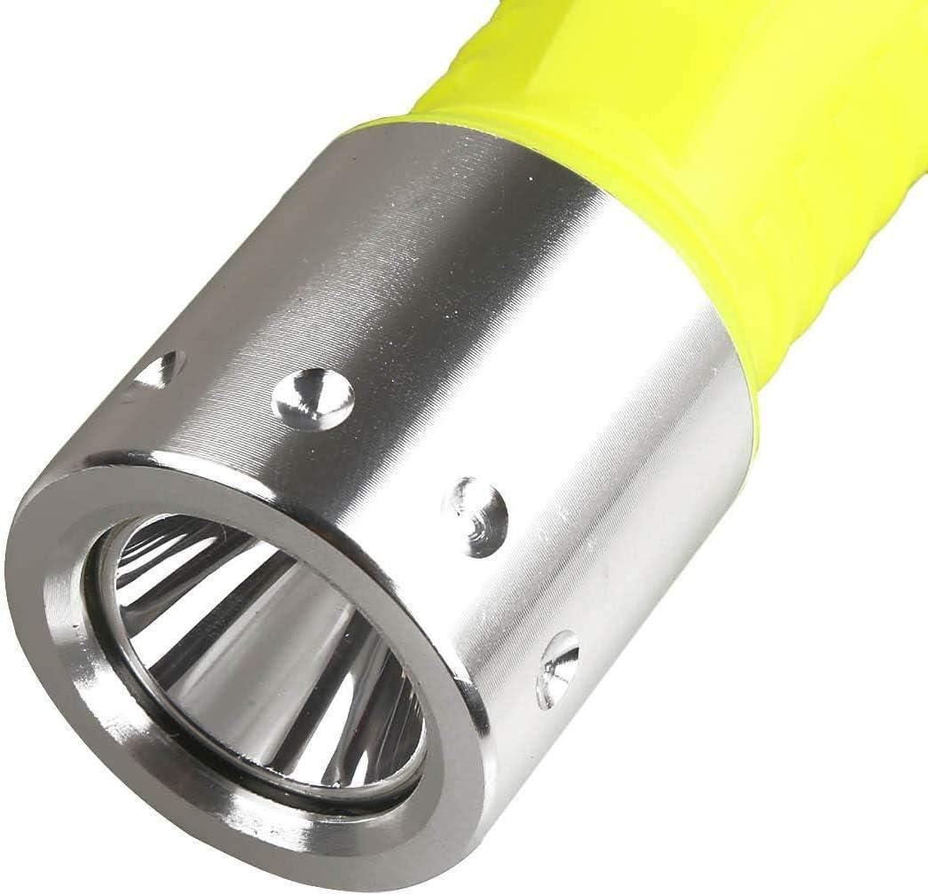 T6 Diving Flashlight - 6000 Lumens Rechargeable Scuba Dive Lights IPX8 Waterproof Underwater 98ft Led Flashlights Super Bright Submersible Torch Light For Under Water Deep Sea Snorkeling Cave At Night