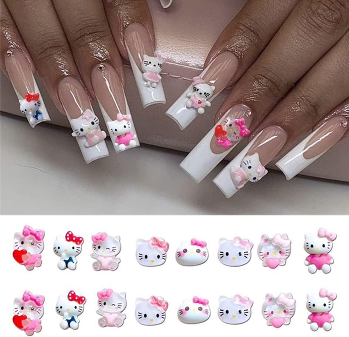 kandeej.com: Cute Hello Kitty Nails