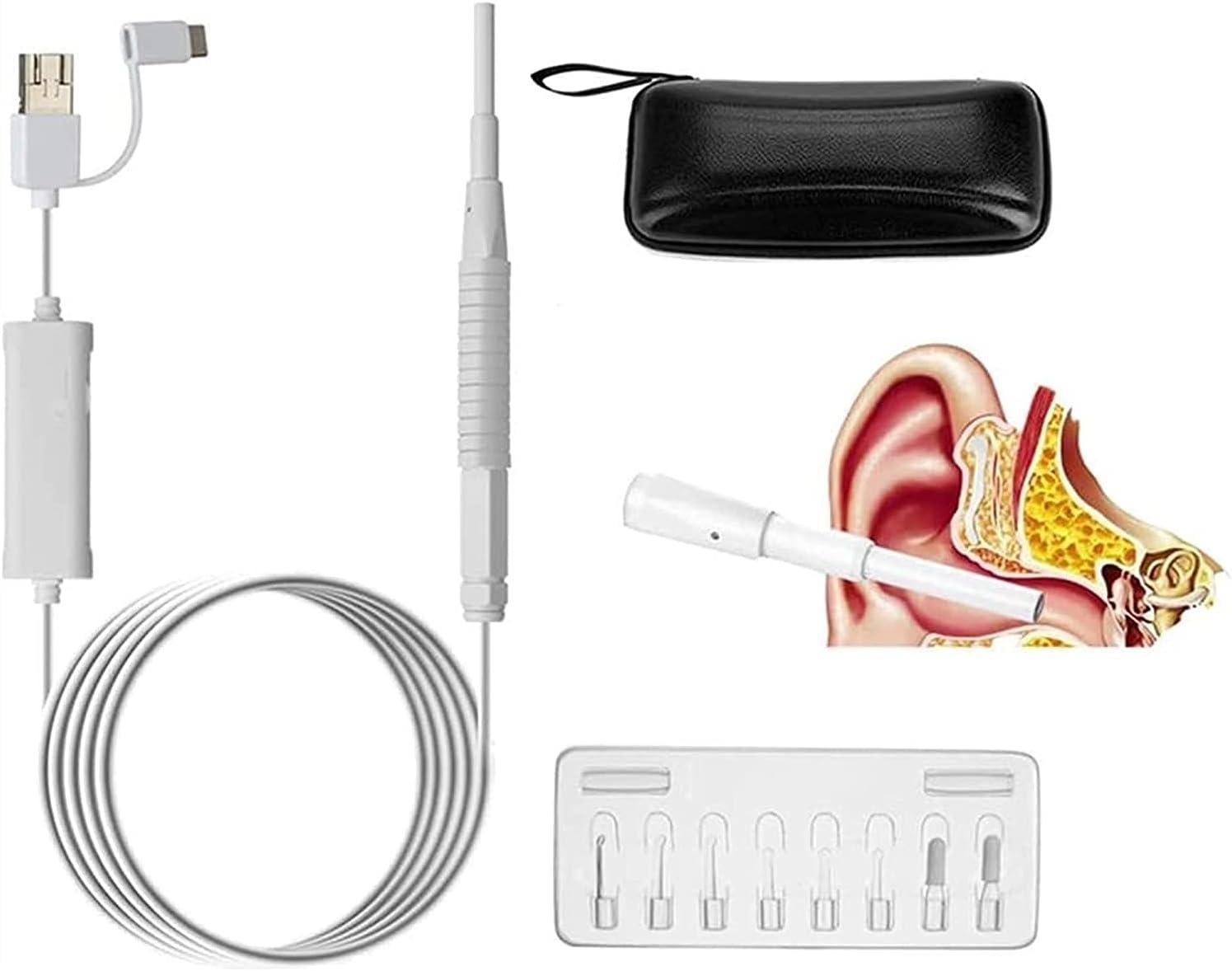 LUYILA Ear Wax Removal Earwax Remover Tool with 8 Pcs Ear Set 3.9mm