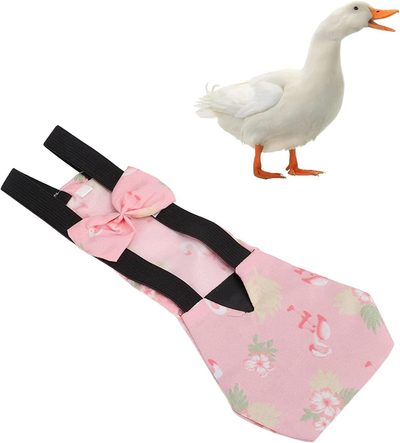 Zerodis Pet Chicken Diapers,Chicken Goose Duck Loose Tight Belt Diapers