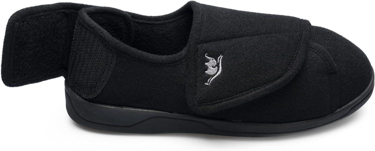 Happy Touch Men's Multi Adjustable Extra Wide 80D Memory Foam Diabetic