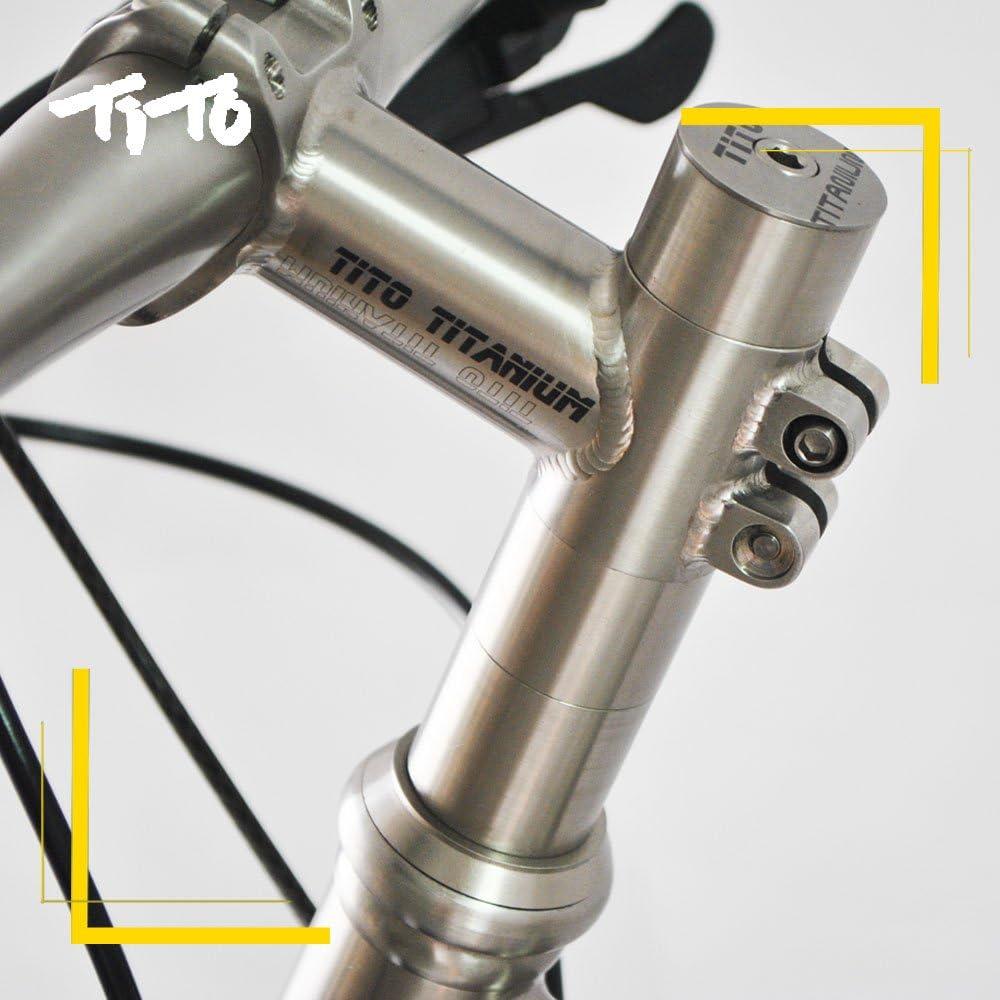 TiTo Titanium 4/6 Pcs Bicycle Headset Spacer 1-1/8 Inch 5-10-15-20