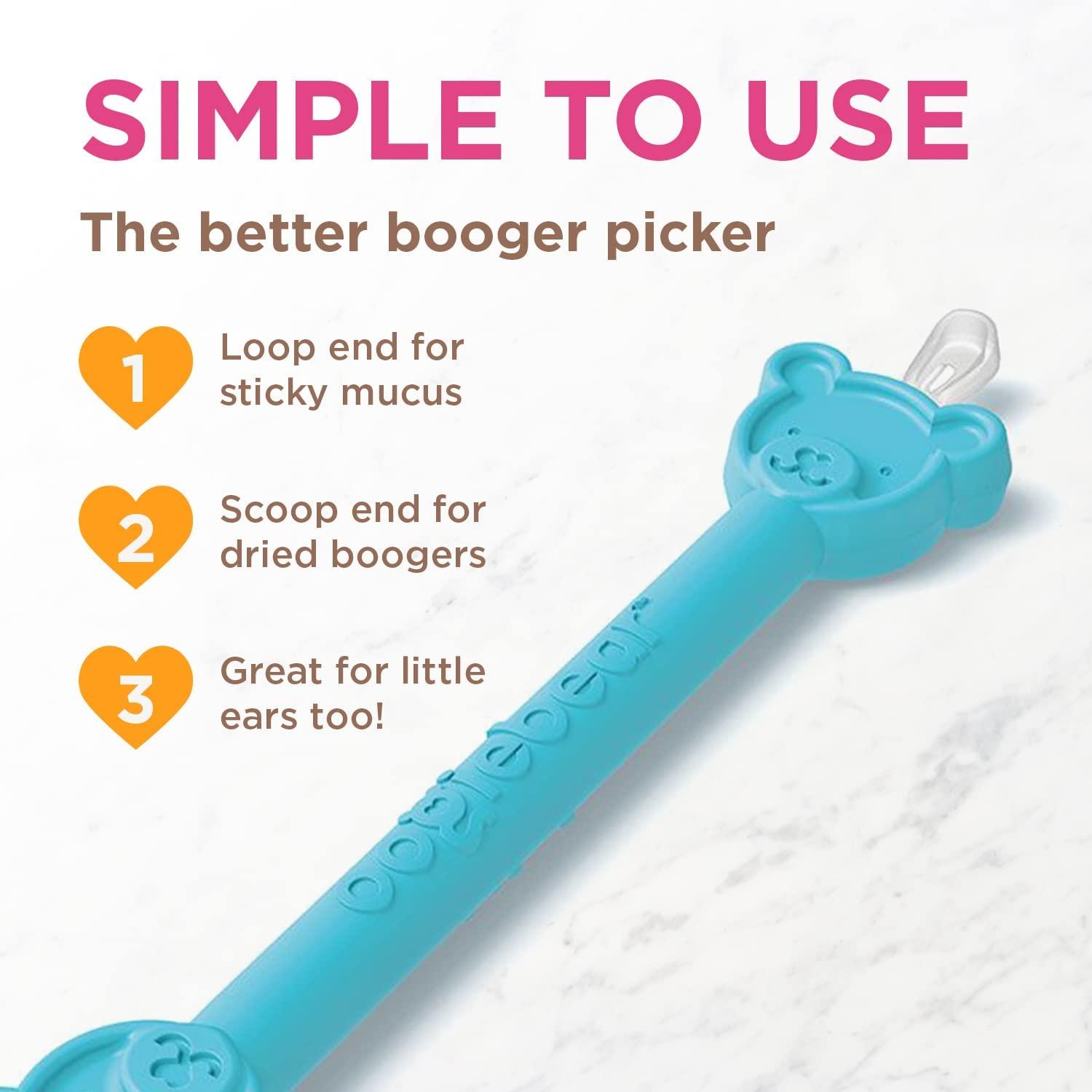oogiebear Bear Pair — The Safe Baby Booger Cleaner and Nose