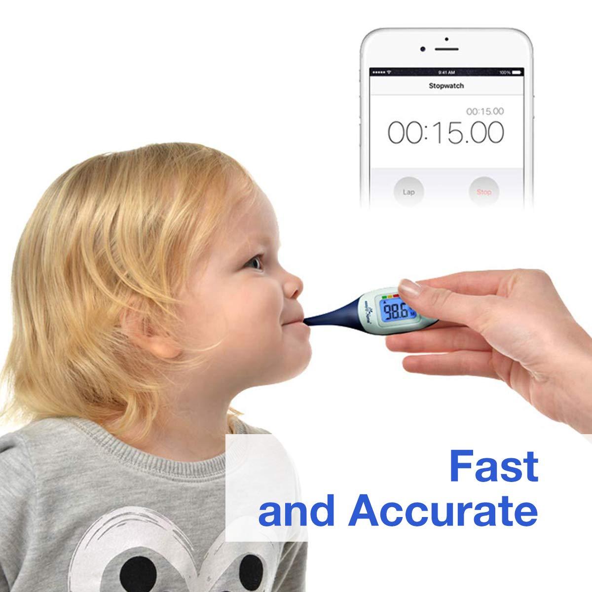 Digital Medical Baby Fever Oral Thermometer, Rectal or Axillary
