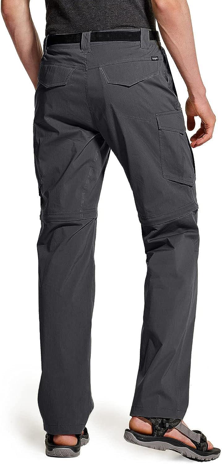 SHCKE Men's Convertible Cargo Pants Zip Off Outdoor Hiking Pants  Lightweight Breathable Cargo Pants - Walmart.com