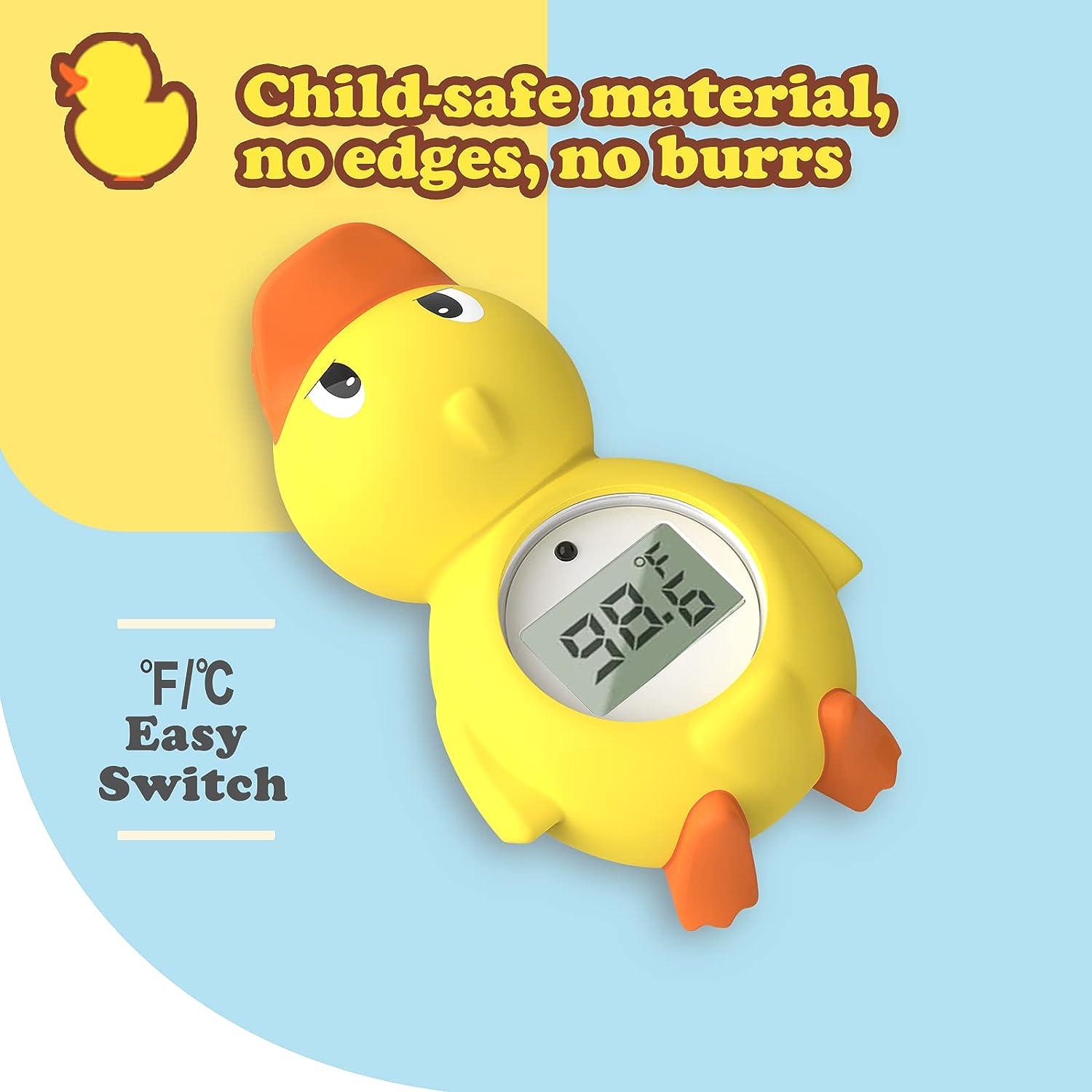 2023 Upgraded Baby Bath Thermometer Floating Duck Water Thermometer for