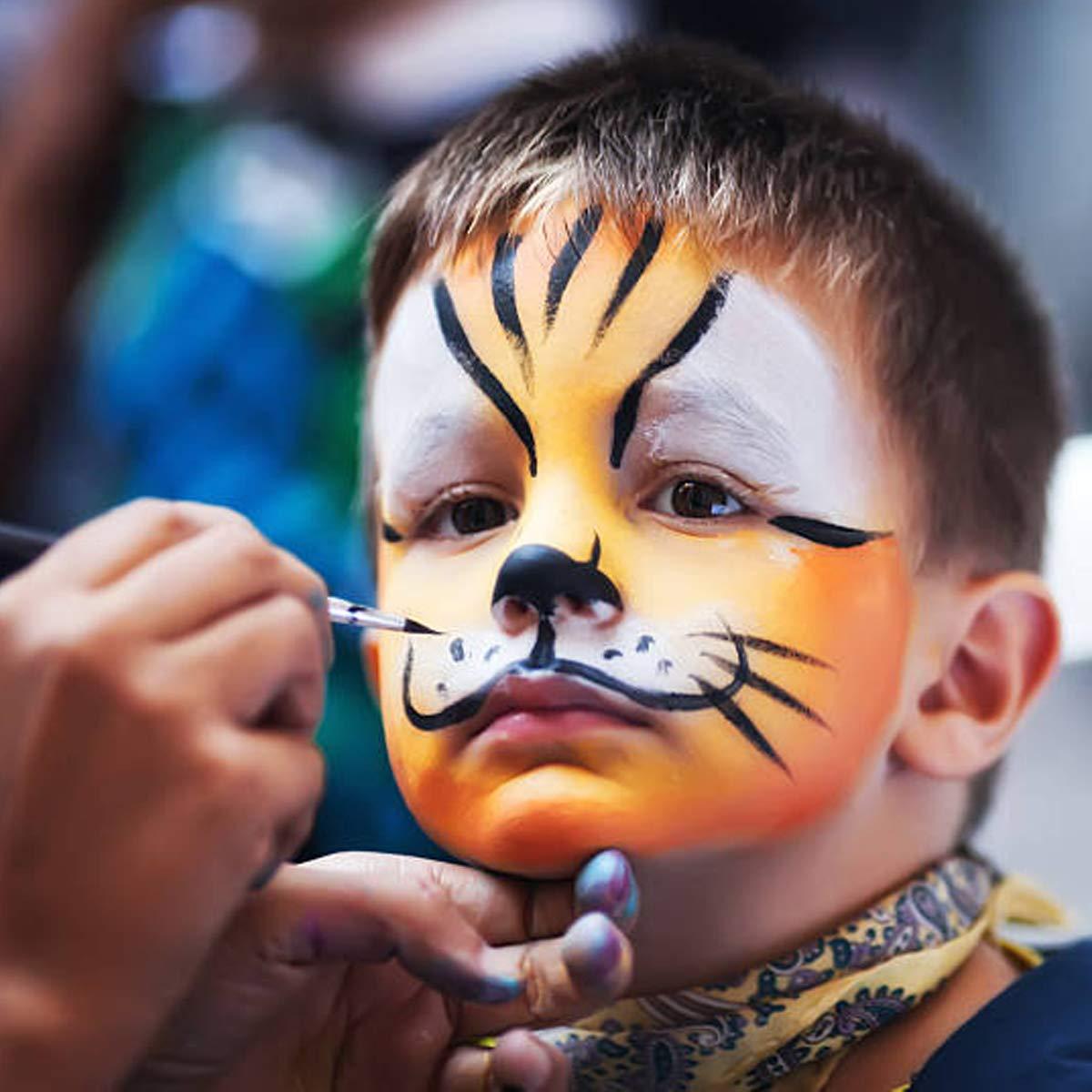 Maydear Face Painting Kit for Kids with 6 Colors Split Cake Palette