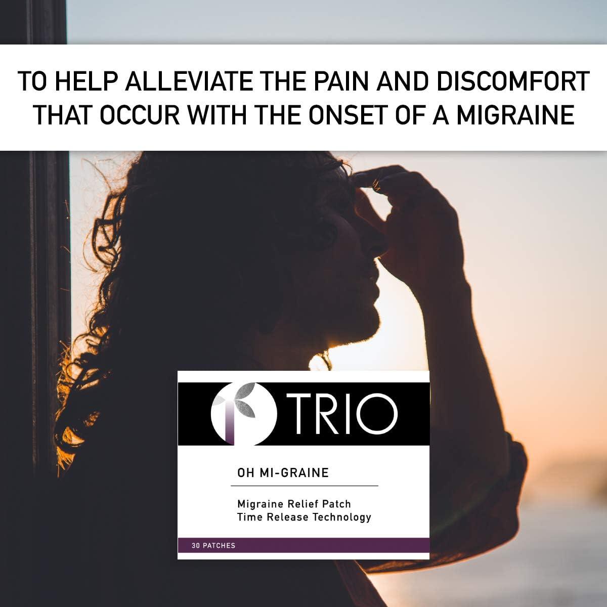 Trio OhMigraine Migraine Relief Patch