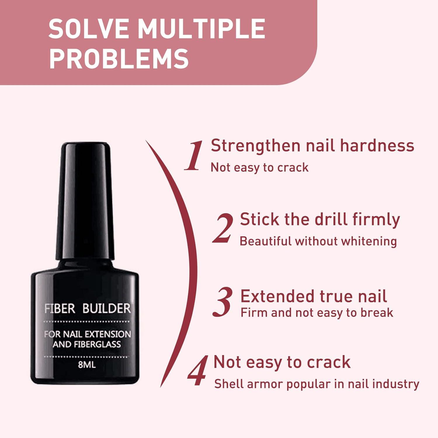 Instant Nail Repair Gel Nail Strengthener and Hardener for
