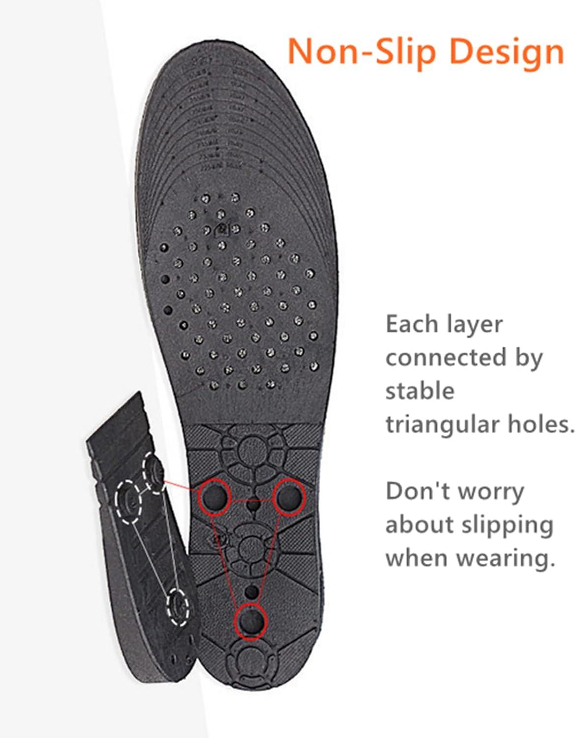 Height Increasing Insoles Inches Height Increase Insoles Layers To