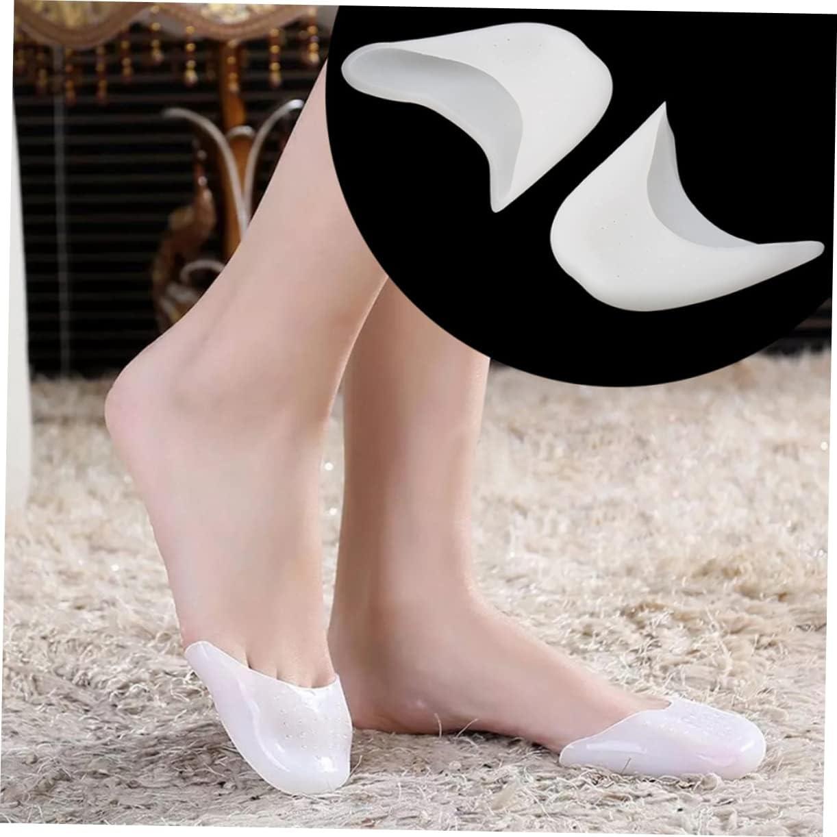 1pair Dance Forefoot Pad For Pain Relief, Toe Cap, Silicone Toe Protector,  Forefoot Cushioning & Half Insole For High Heels | SHEIN
