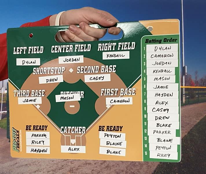 ProTuff Decals Lineup Board with Field Position for Baseball