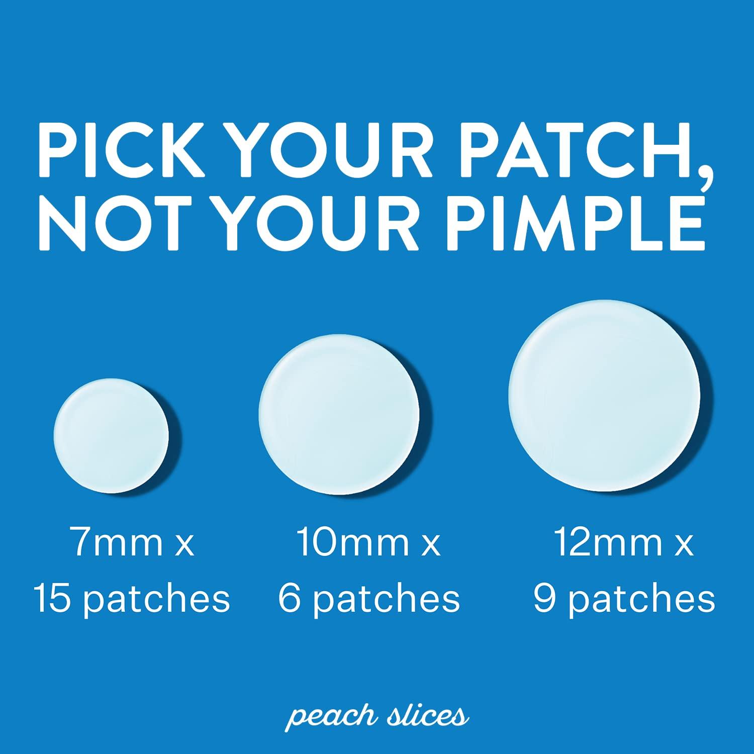 Peach Slices Acne Spot Dots Hydrocolloid Acne Patches For Zits, Blemishes, & Breakouts