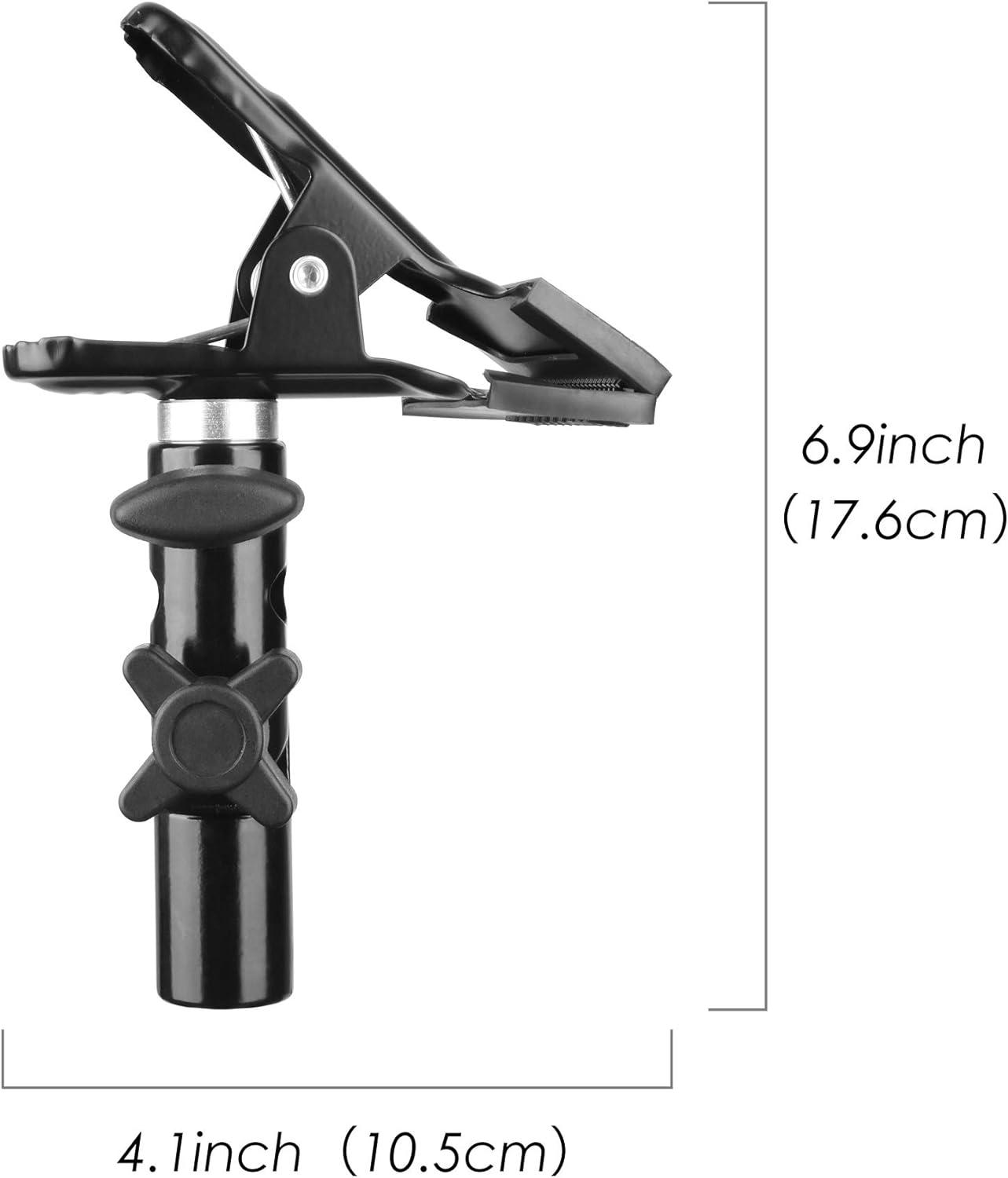 EMART Photography Reflector Holder for Light Stand Photo Video Studio Heavy Duty Metal Clamp