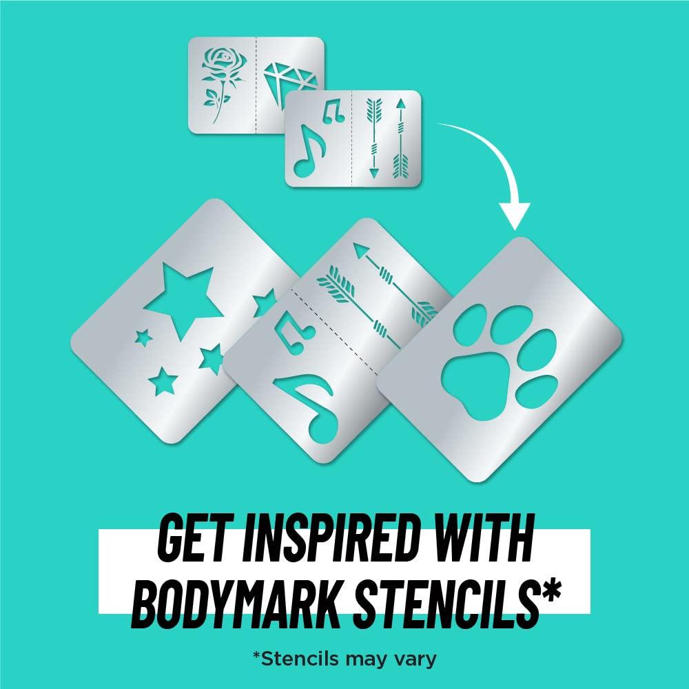  BodyMark Temporary Tattoo Markers For Skin, Stencil