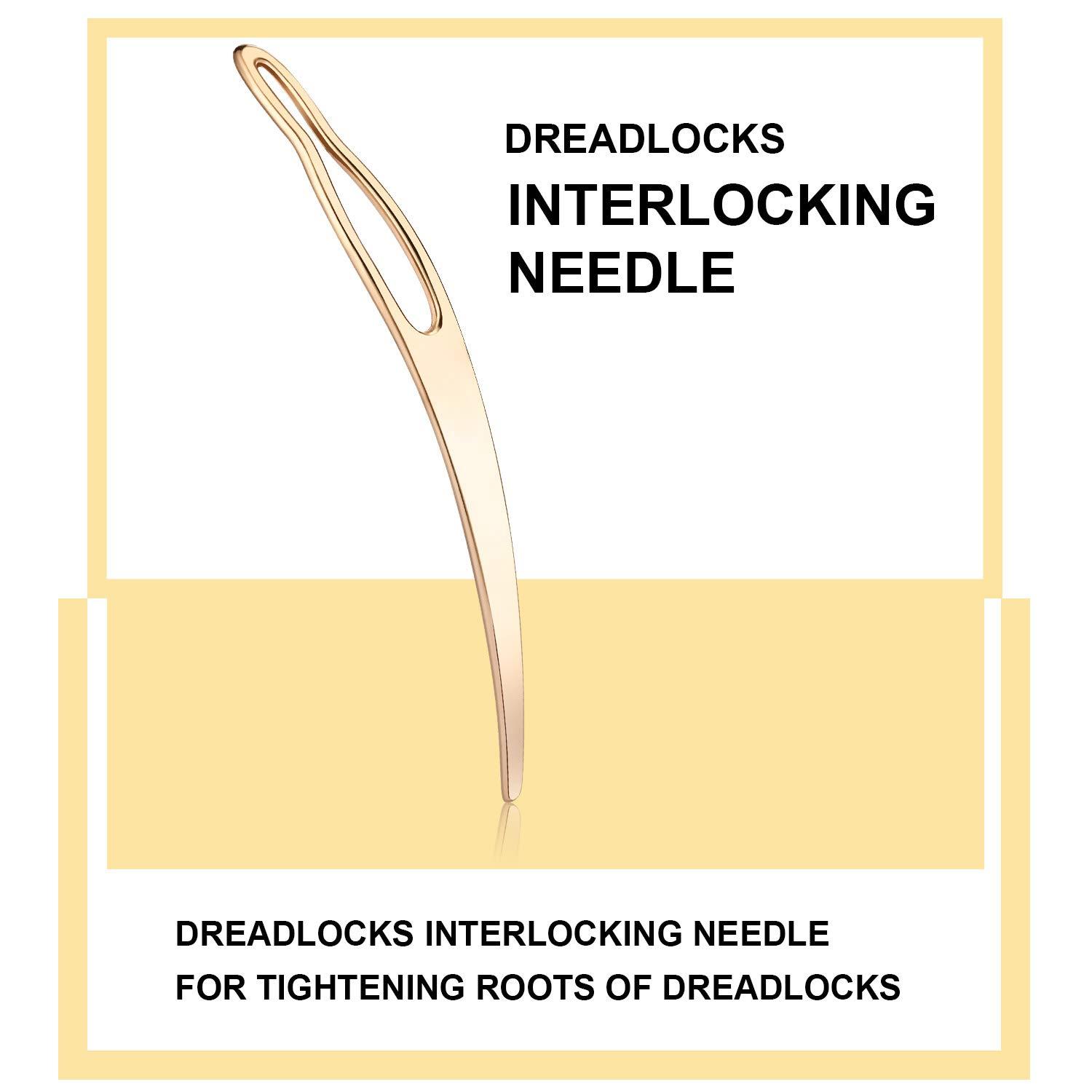 3 Pieces Dreadlocks Tool, Interlocking Tools for Locs, Easyloc Hair Tool  for Dreadlocks, Interlocks or Sisterlocks, Tightening Accessories for Small  Starting Maintaining Locs (Rose Gold) 
