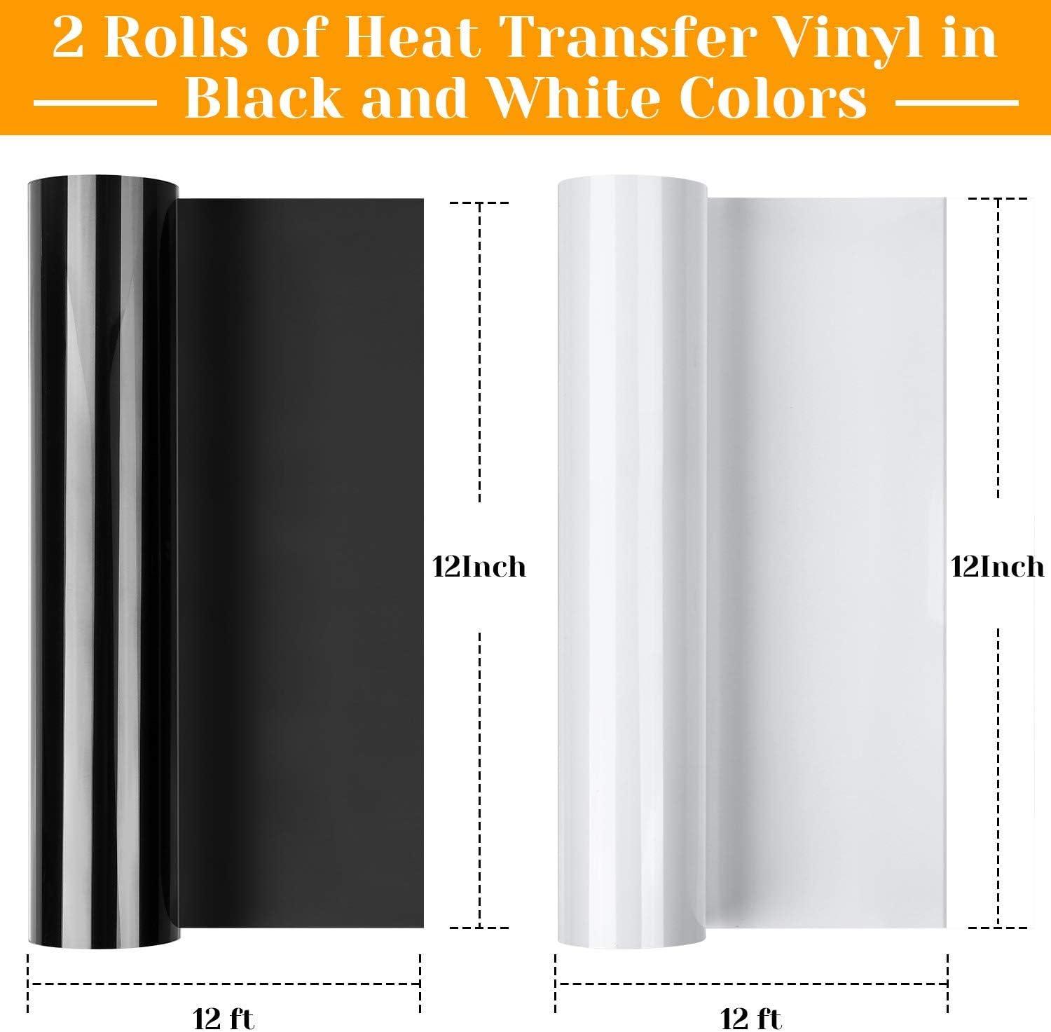 HTV Vinyl Rolls | Heat Transfer Vinyl Rolls 12 x 100 ft Black