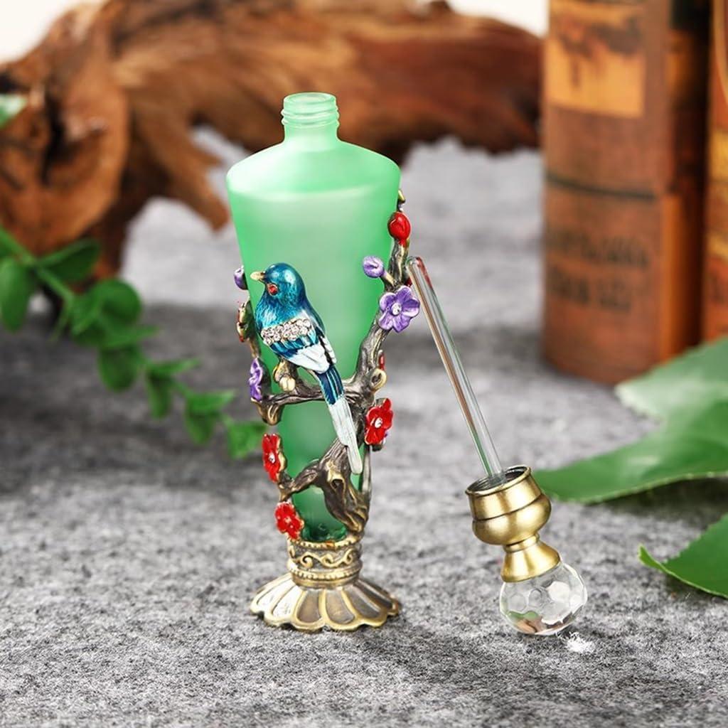 Shop Vintage Enameled Birdie Perfume Bottles Refillable Empty