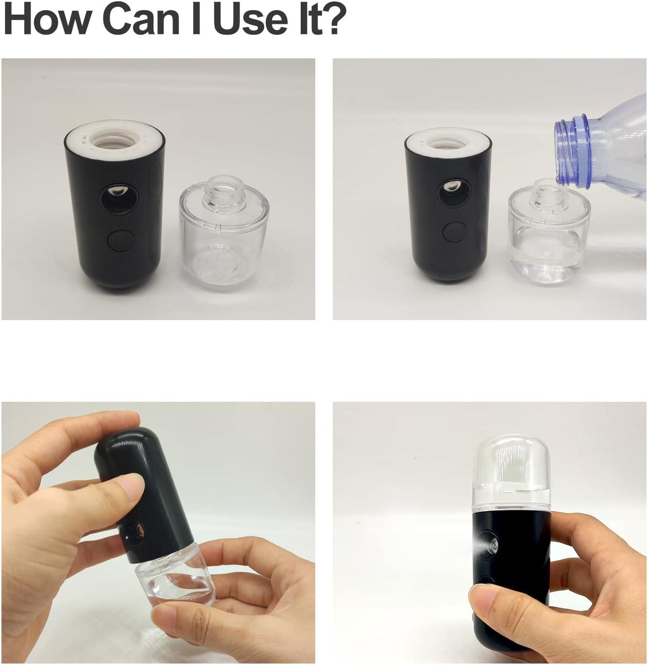 2Pack Mist Sprayer, Portable Face Mister, Cool Facial Mister for Face