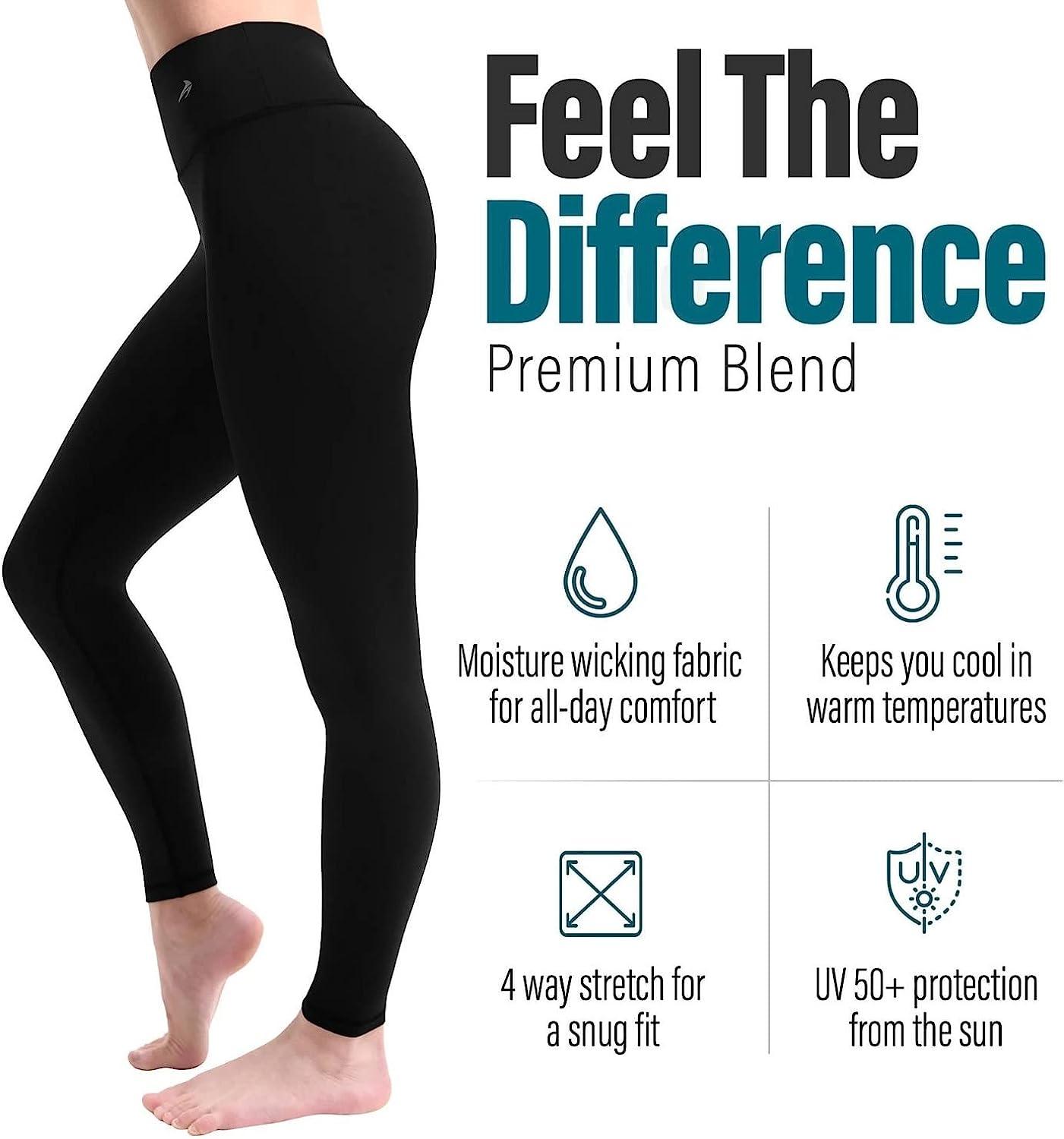 CompressionZ High Waisted Women's Leggings - Compression Pants for