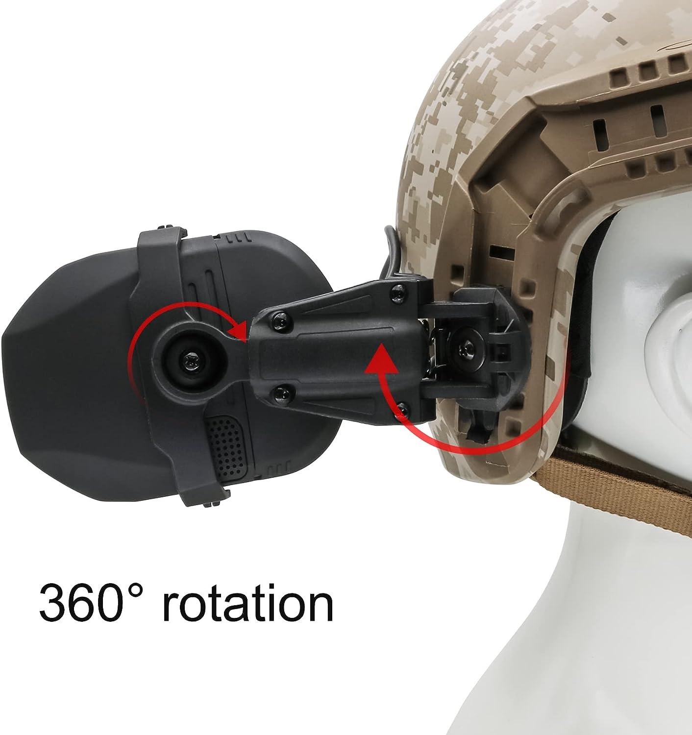 Tactical Helmet ARC Rail Adapter Accessories Compatible with