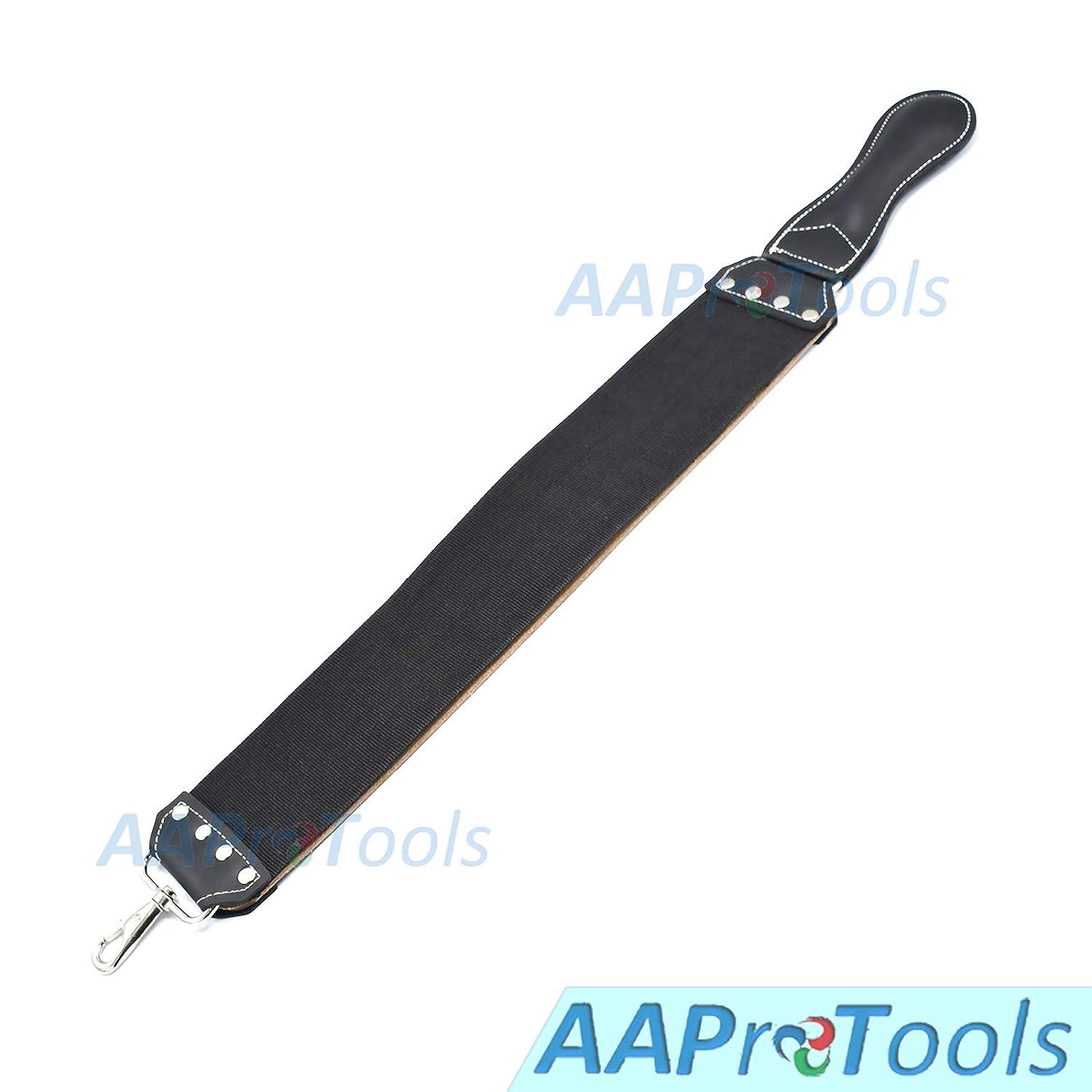 AAProTools Leather Strop 3" X 20" Barber's Razor Strop Cow Hide, Dual