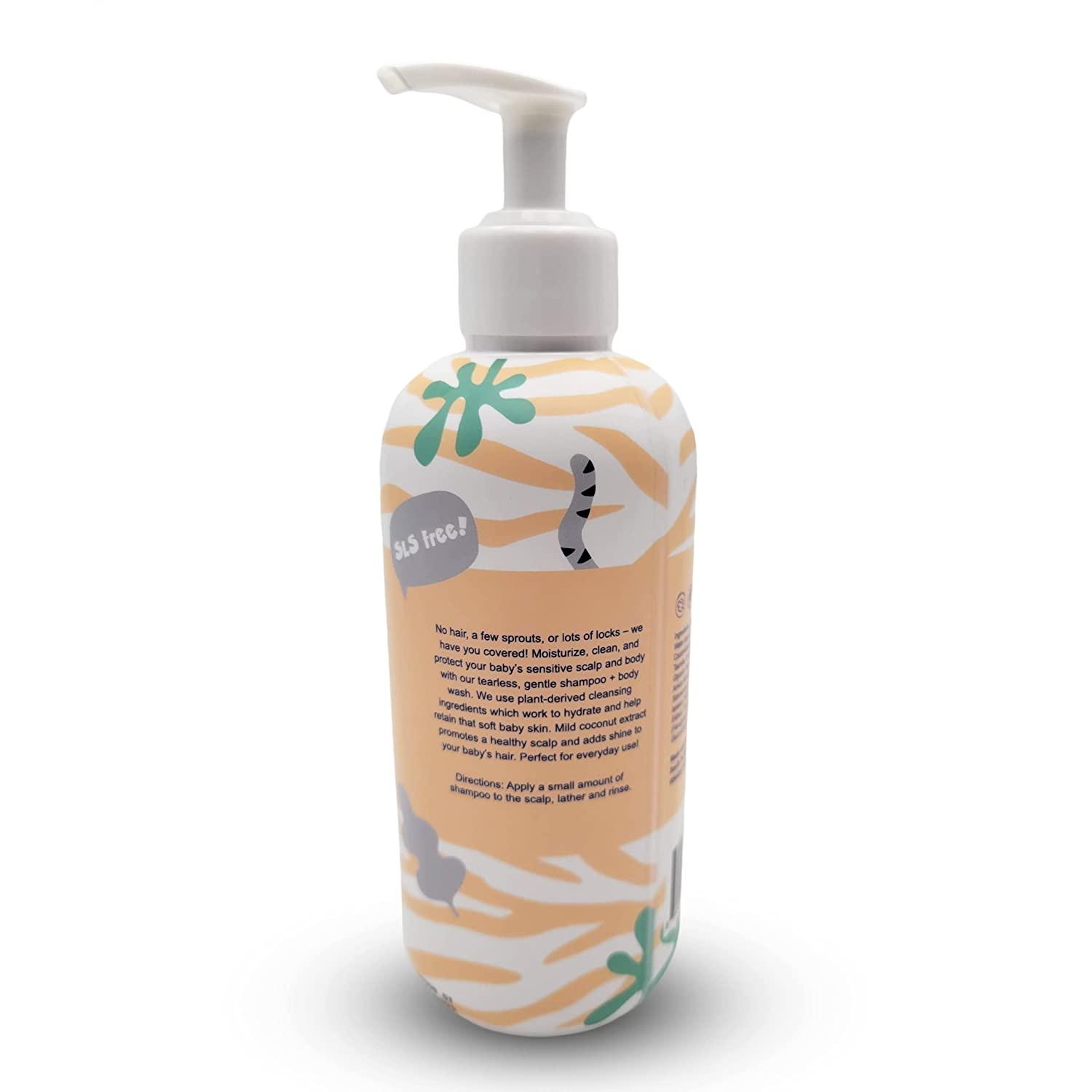 Tiger Baby Shampoo and Body Wash Plant Based Natural and Organic