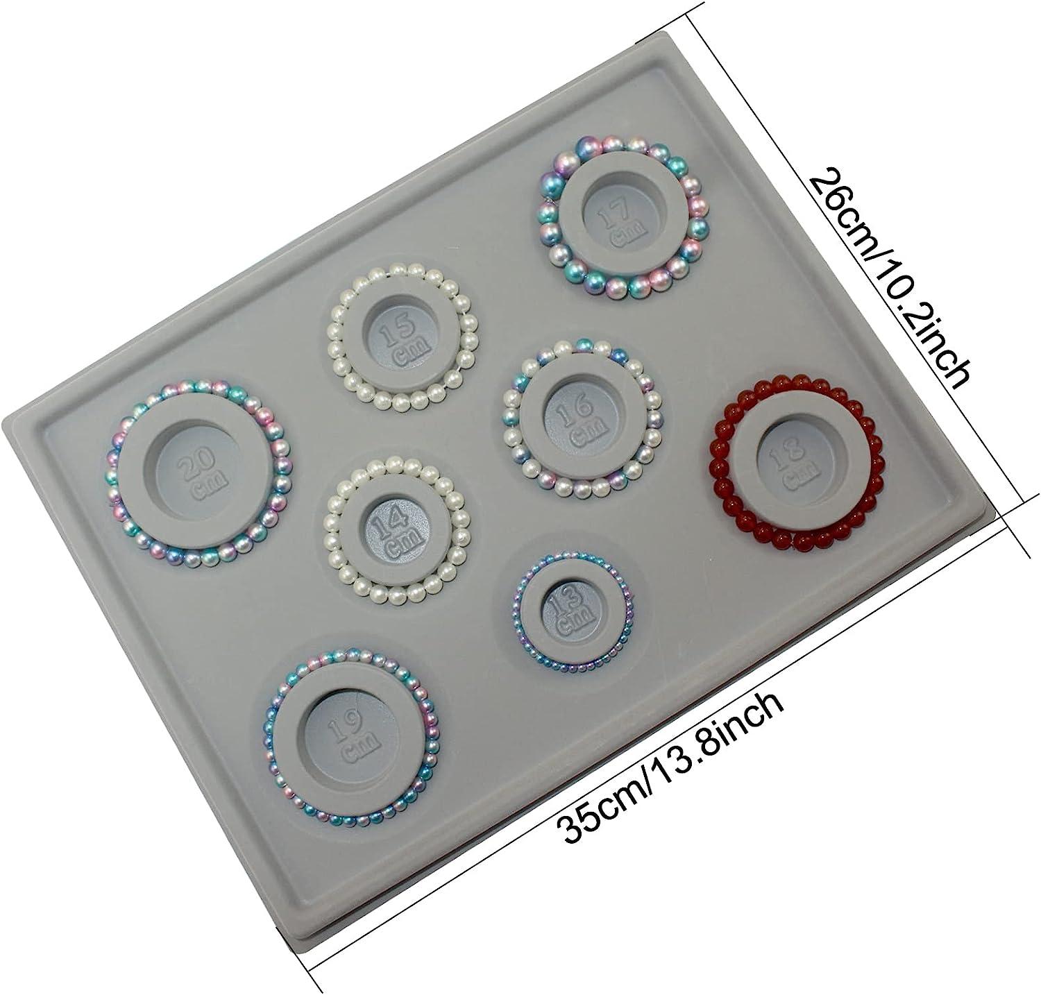 2 Pieces Beading Boards Bead Design Trays Necklace Bracelet Beading Jewelry  Design Mats for DIY Jewelry Making