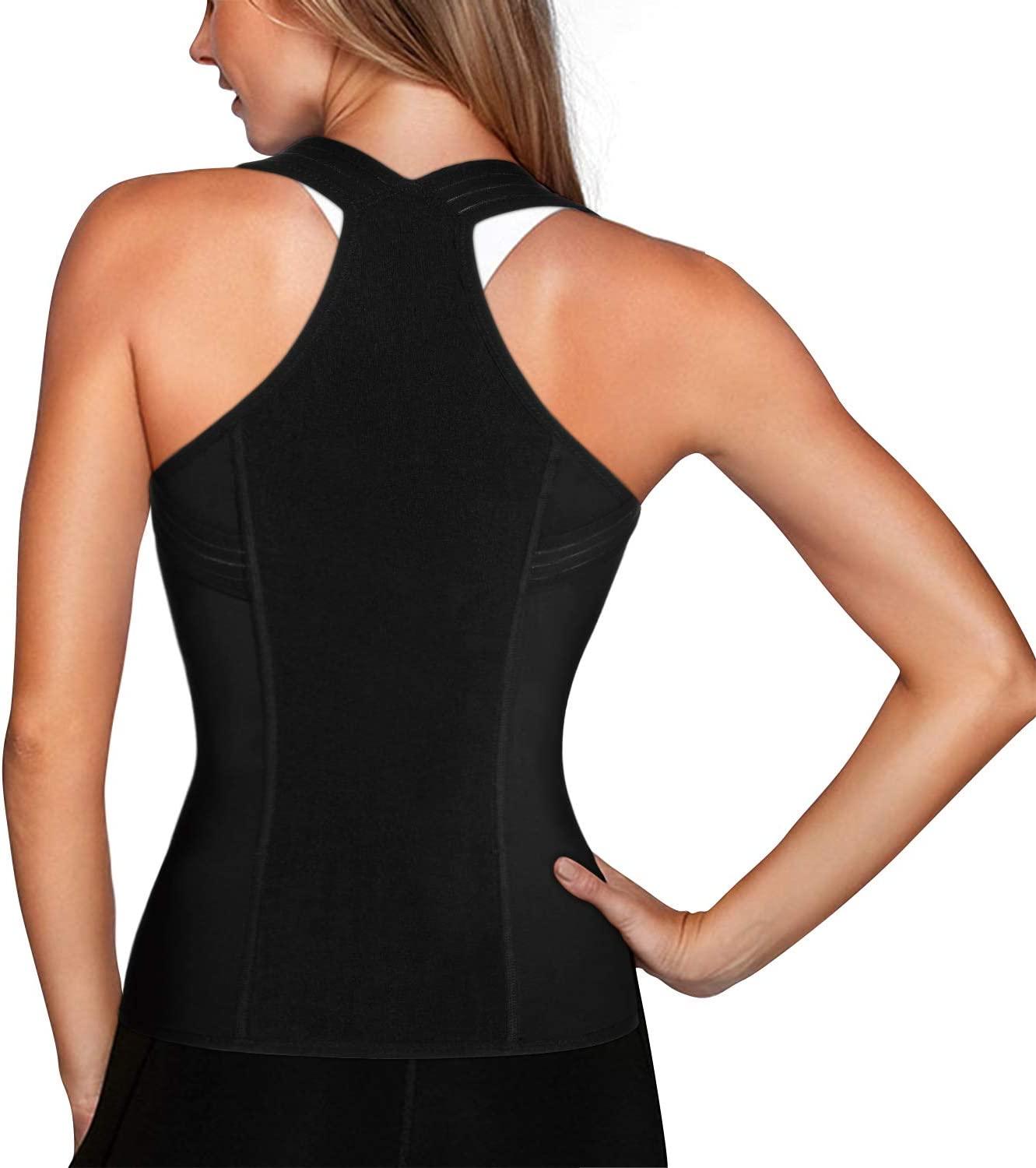 Shaper Back Support Vest Shapewear Tops for Hunchback Sagging Chest Brace  Arm Shaper Control Sleeves,Black-Medium : : Clothing, Shoes &  Accessories