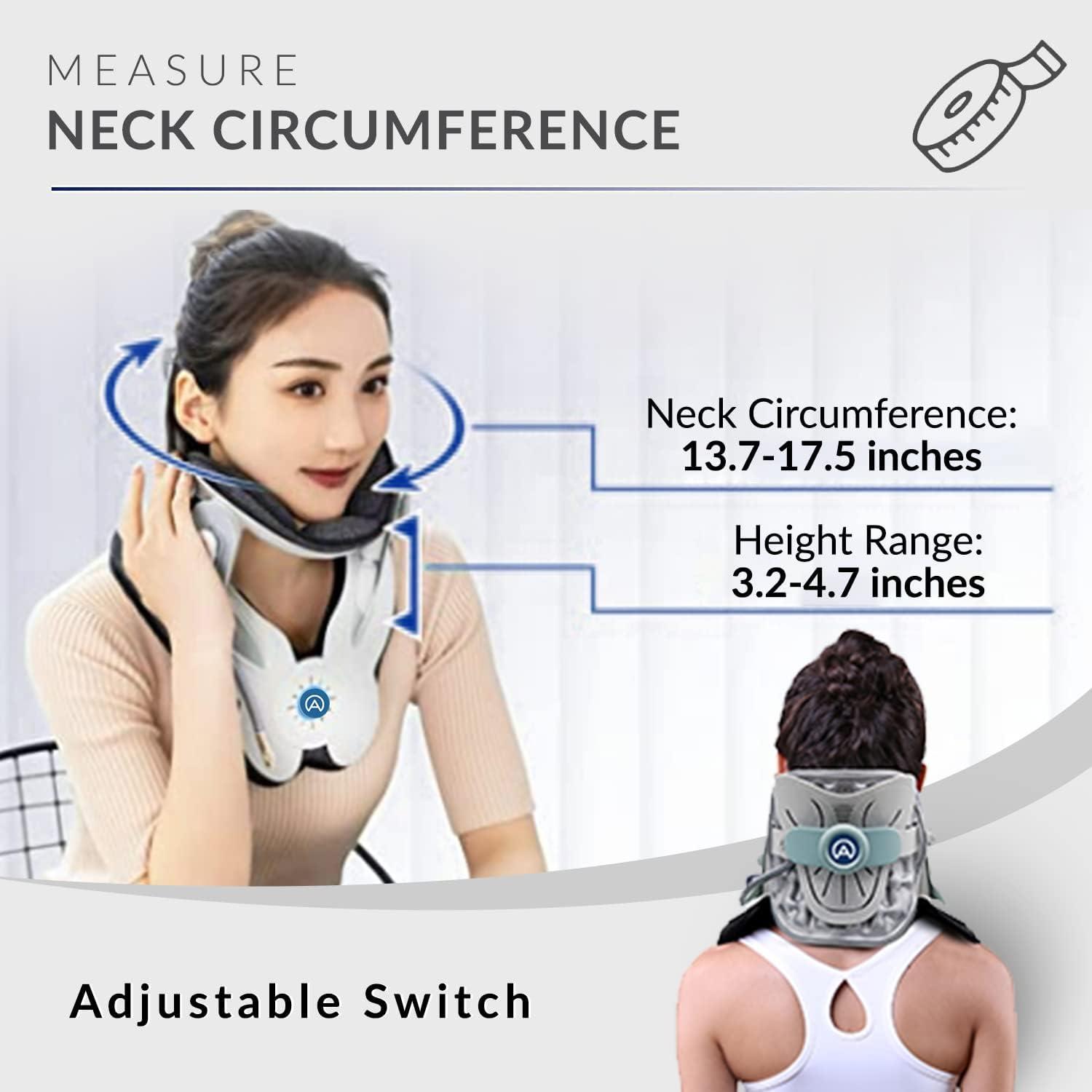 Neck Traction Device by Air Collar - Neck Stretcher - Cervical Traction  Device - Neck & Shoulder Pain Relief - Stretcher Collar for Improved Spine  Alignment - 2nd Generation (2nd Gen - Manual)