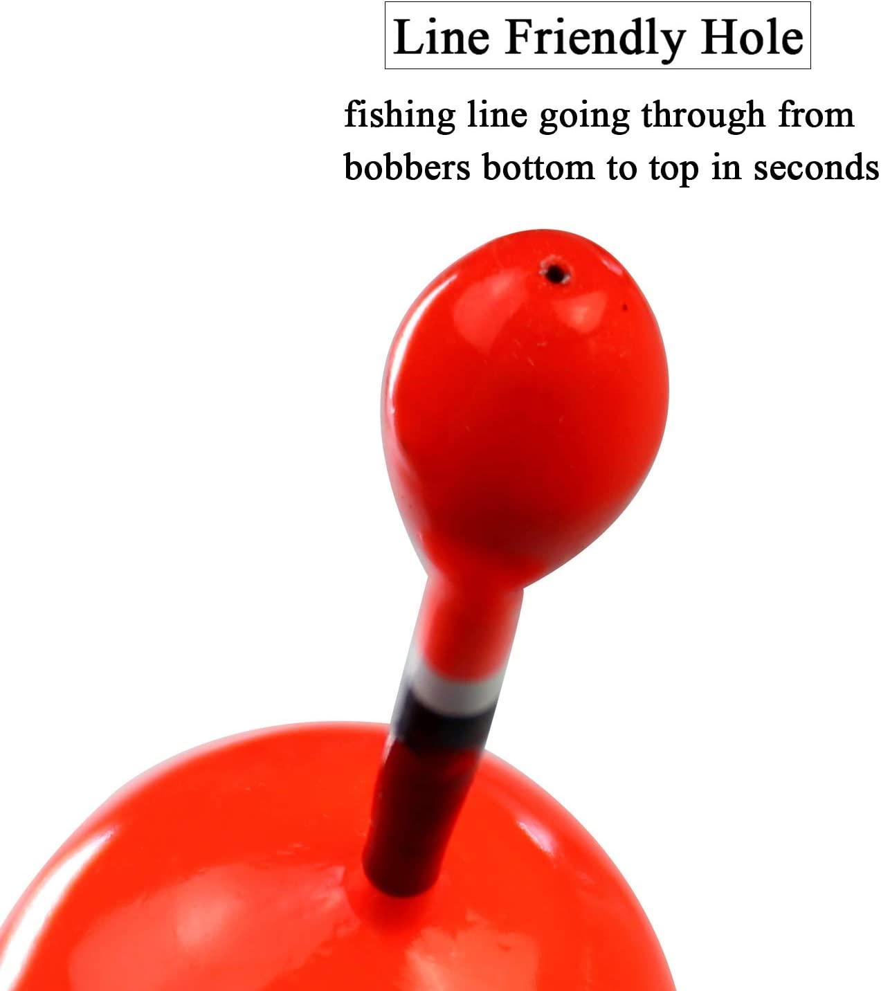 THKFISH Fishing Floats Bobbers Slide Floats Balsa Fishing Bobber Slip