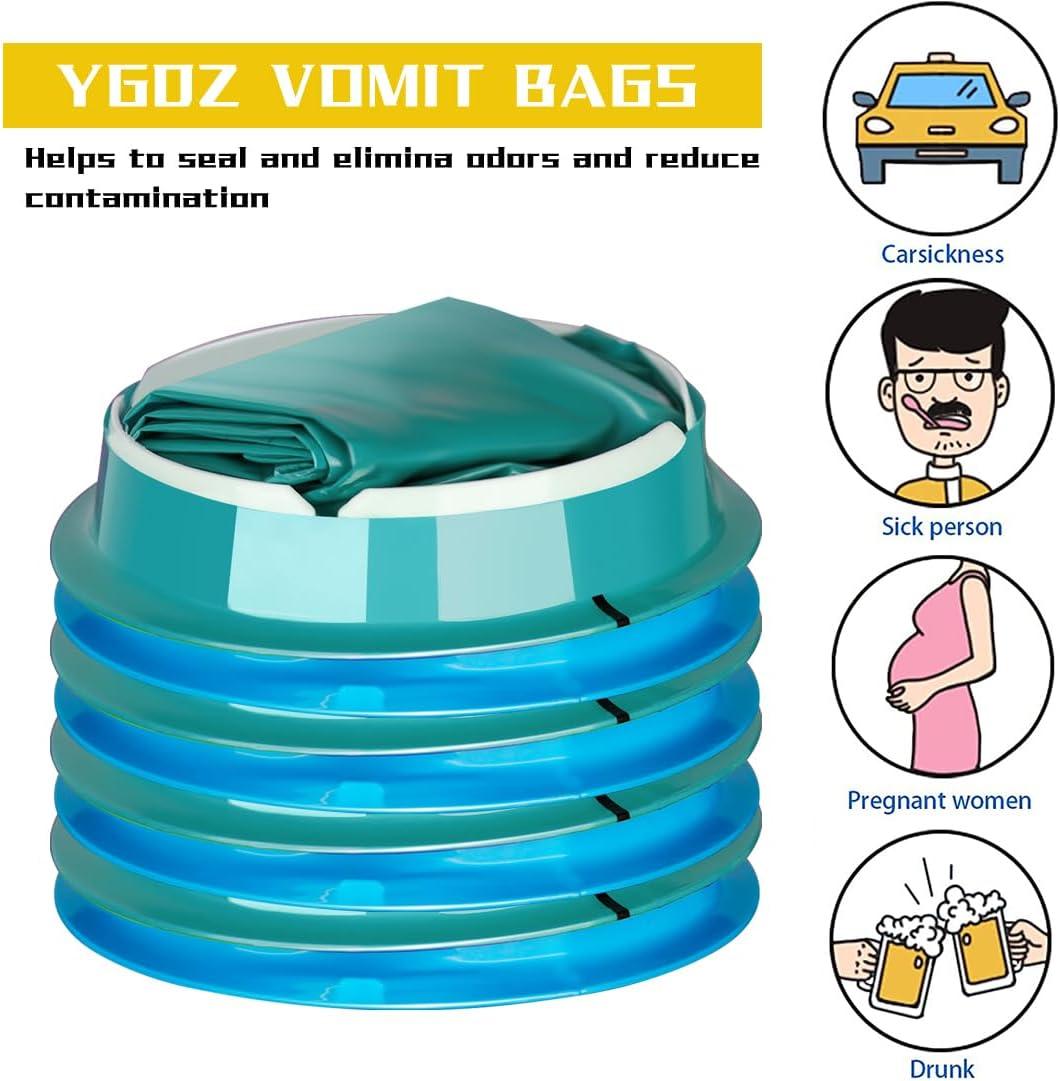 LINXIU Vomit Bags 1000ml 16 Pack Disposable Emesis Bags for Travel