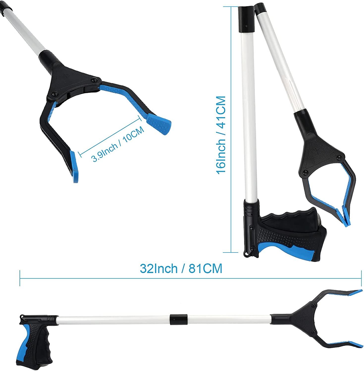 Reacher Grabber Tool, 32" Grabbers for Elderly, Lightweight Extra Long