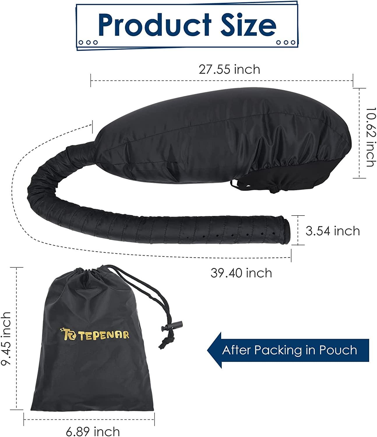 Hood Hair Dryer Attachment Upgraded Extra Large Adjustable Soft