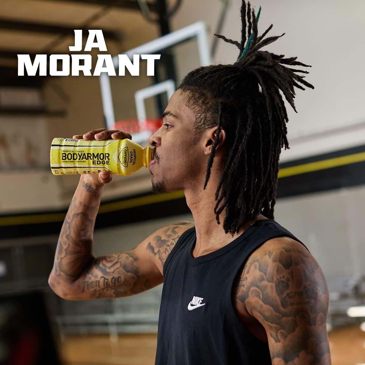 BODYARMOR EDGE Sports Drink with Caffeine, Tropical Chaos, Potassium