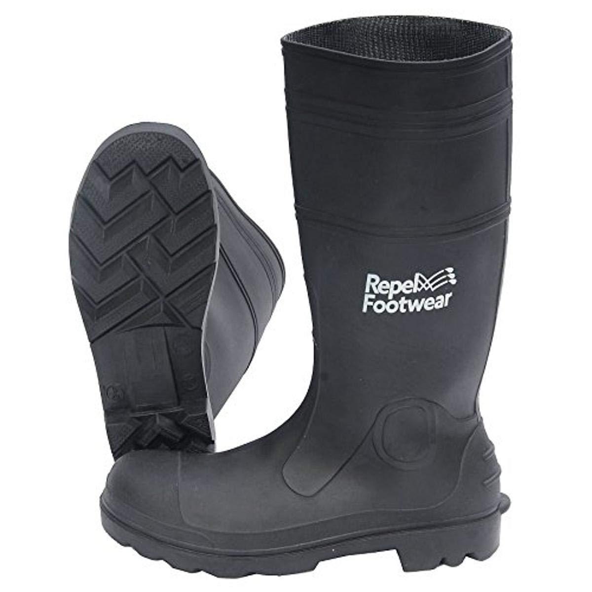 Galeton Men's Black Rain Boot Size 10 Waterproof and Durable Buy