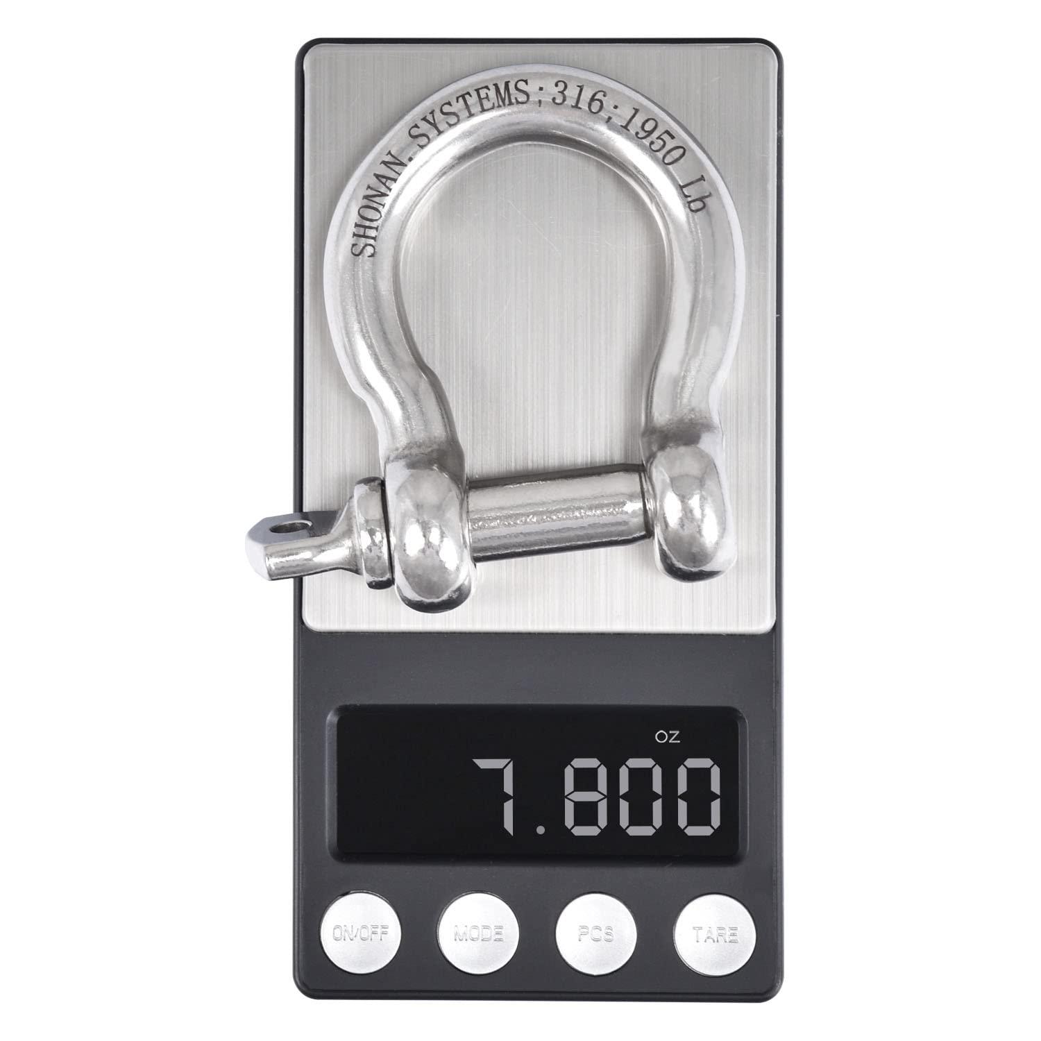 SHONAN 1/2 Large Bow Shackles, Heavy Duty D Ring Shackle, Marine Grade Stainless  Steel Anchor Shackle Screw Shackles for Lifting, 1950 Lbs Capacity, 1 Pack  1/2_1 Pc(Marine Grade)