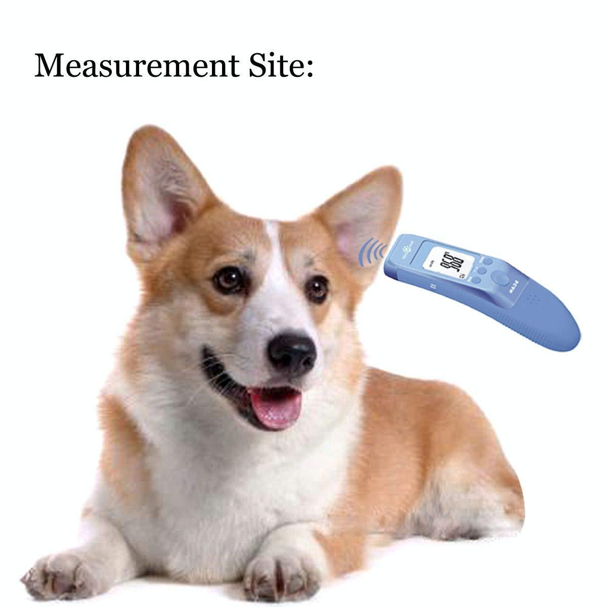 MINDPET-MED Fast Clinical Pet Thermometer for Dogs, Cats, Animals with 3  Switchable Modes (Body, Object Surface Temp,Room), Body Modes accurately