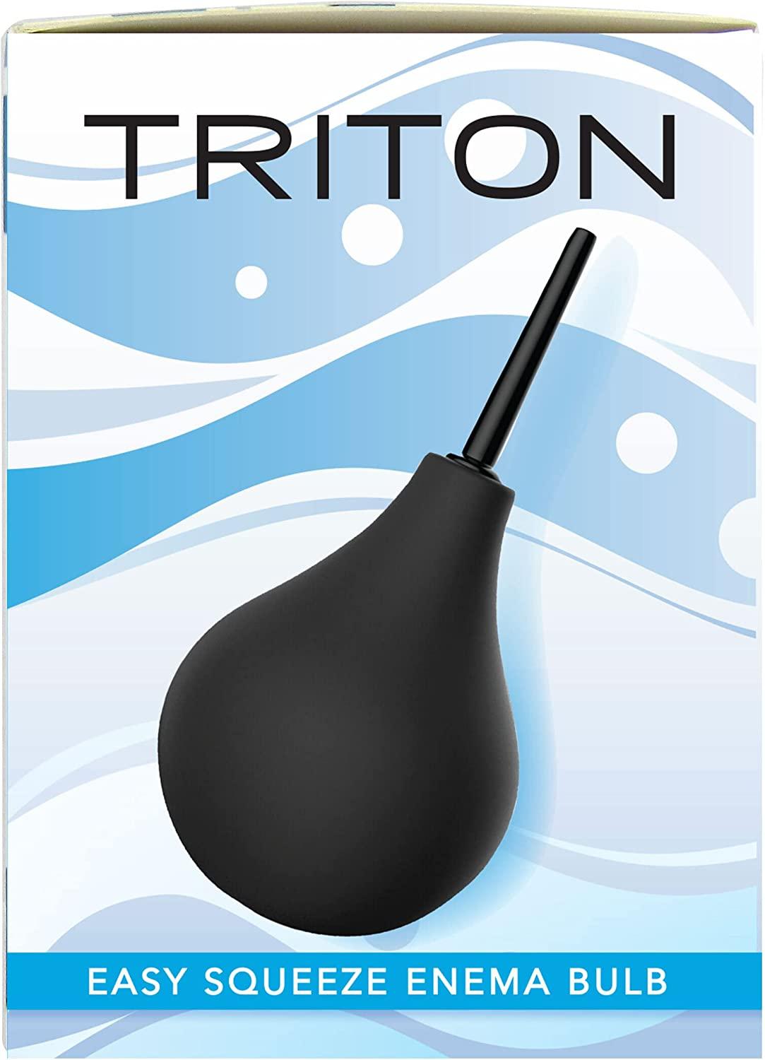 SHIBARI Triton Easy-Squeeze Enema Bulb - Flexible Tip, BPA & Phthalates  Free - Silicone Douche for Men & Women - 7.4oz - Black | Buy Now with  Express International Delivery | GoSupps.com
