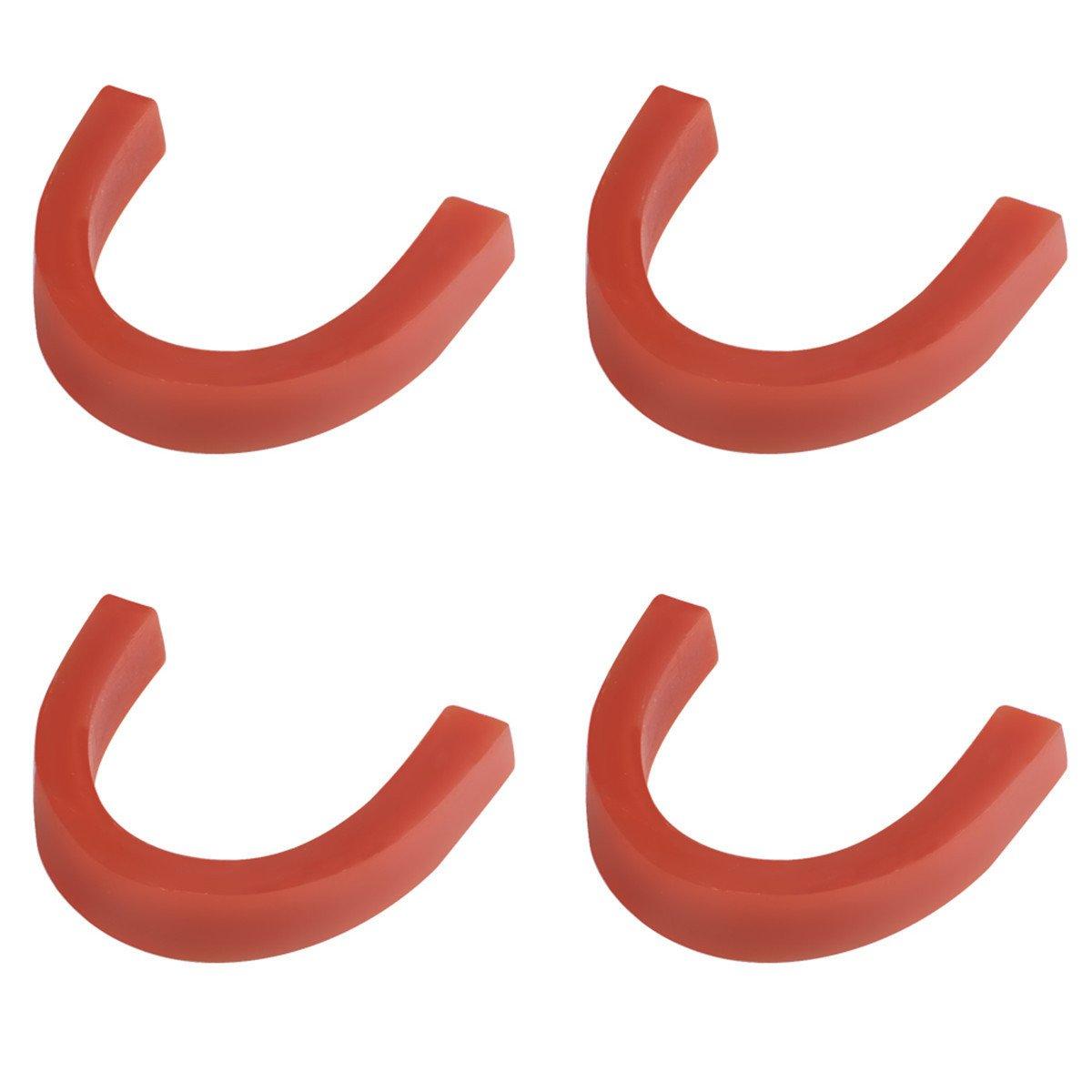 Dental Laboratory Preformed Casting Bite Block Wax Occlusal Rims Hard 12pcs