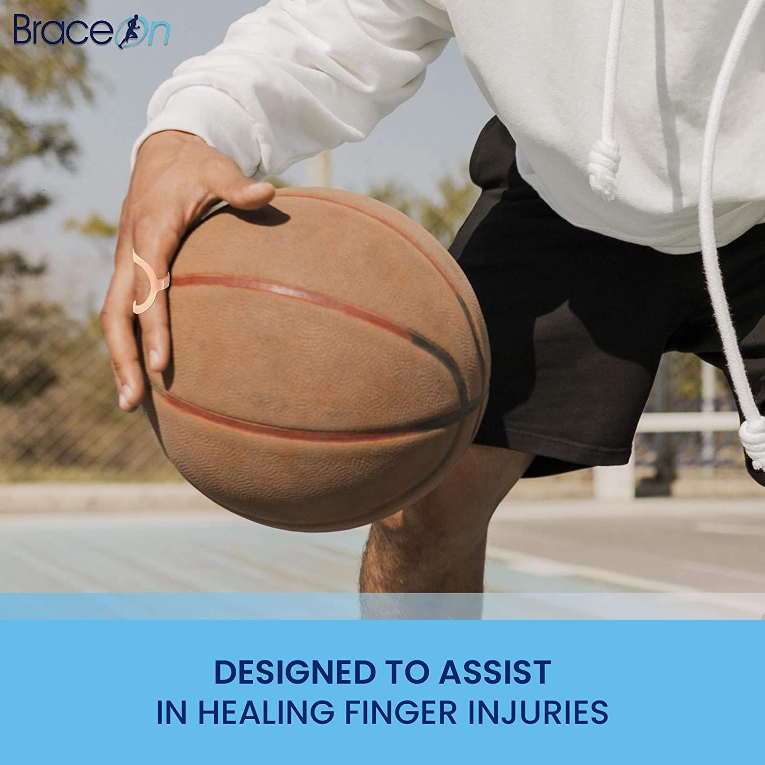 BraceOn EZ Finger Splint Trio 3Pack Sizes 8 9 10