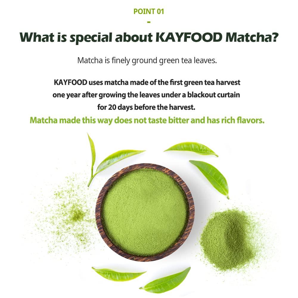 KAYFOOD Matcha Lemonade Premium Korean Green Tea & Lemon Juice Powder