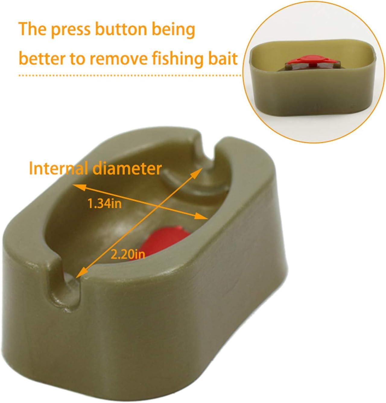 Inline Method Feeders Set with Quick Release Moulds Carp Fishing Bait