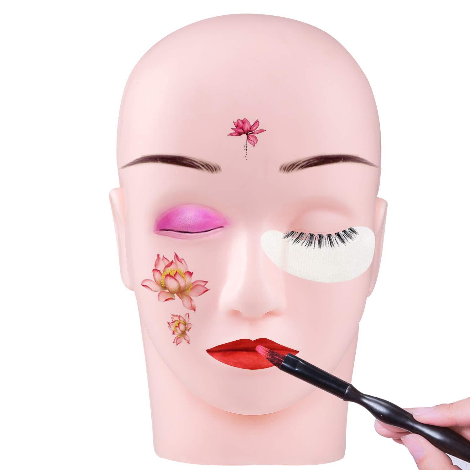 Buy Wholesale China Massage Mannequin Head Flat Eye Facial Eyelash Eyelash  Extension Makeup Practice Cosmetic Model Professional Training Heads Tool & Mannequin  Head at USD 1.1