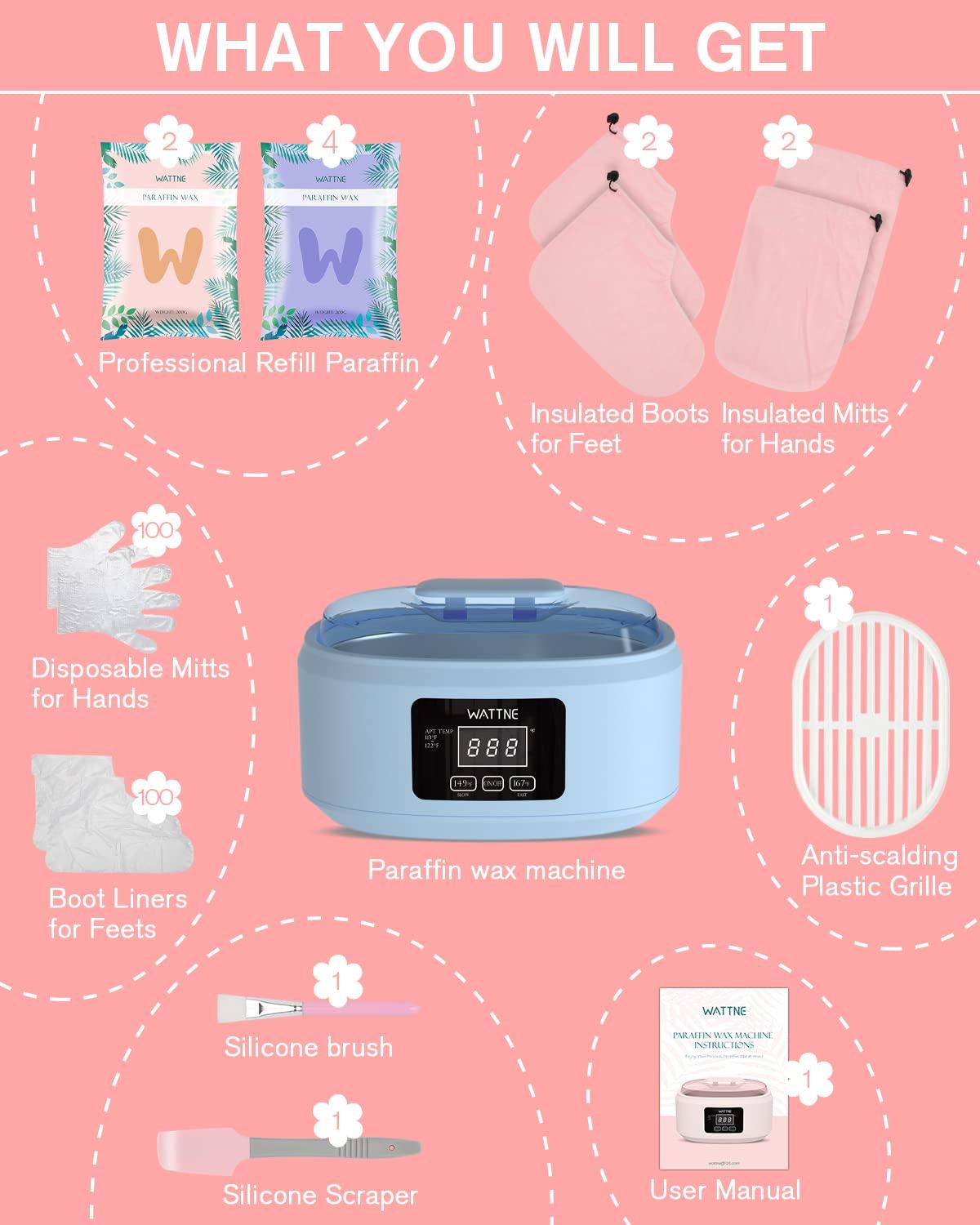 SOLDA PARAFFIN HOTWAXセット WX01-65 - 10PC 265W 2.7L Paraffin Wax Warmer Kit - Brand Source